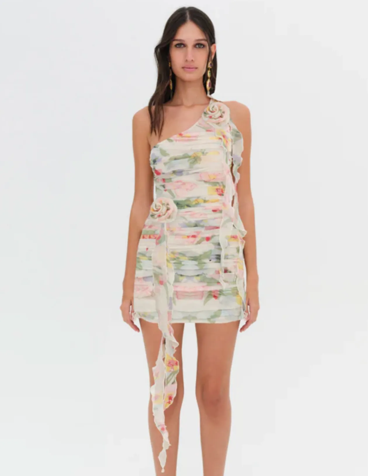 Abby One Shoulder Mini Dress