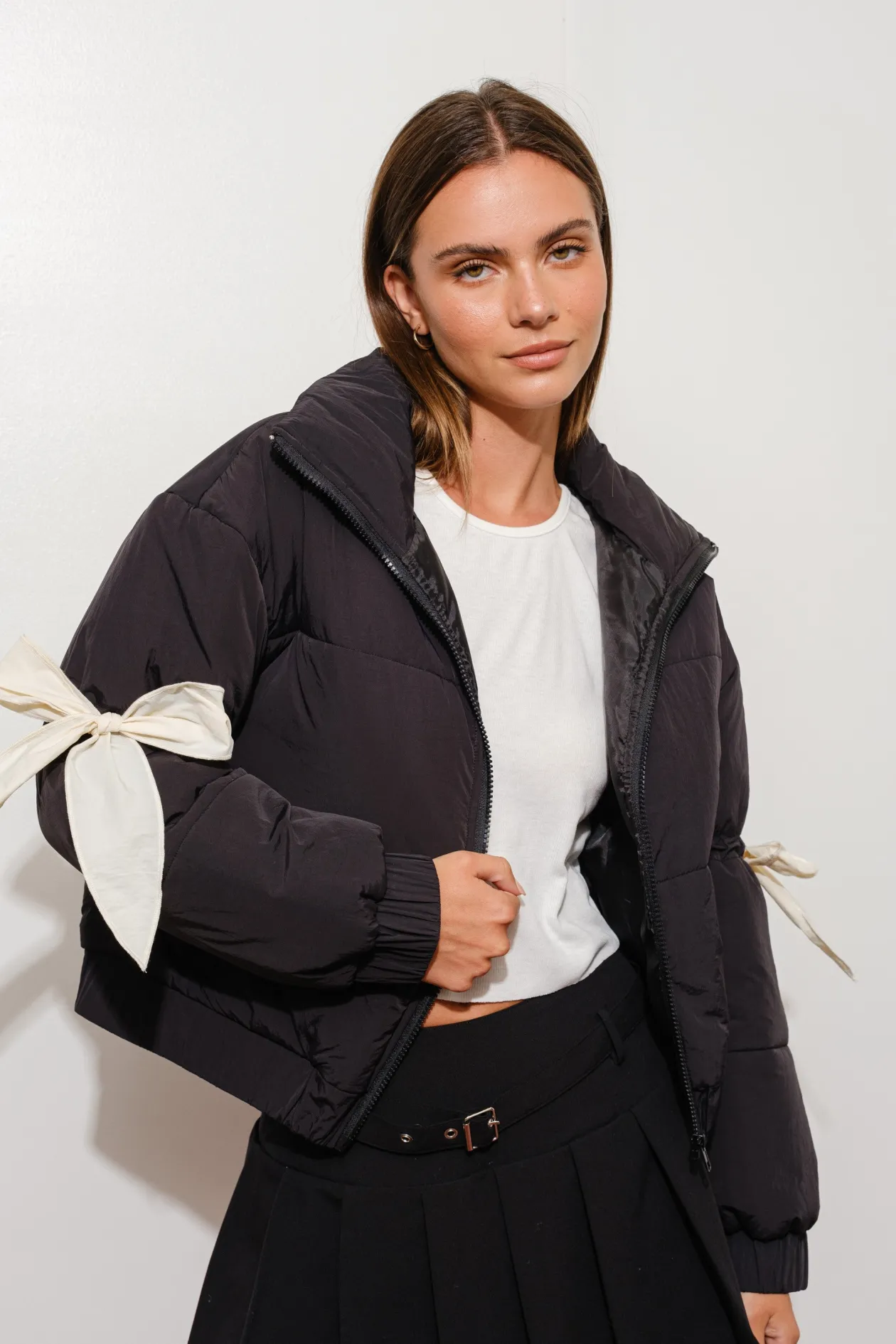 Bella Bow Puffer Jacket