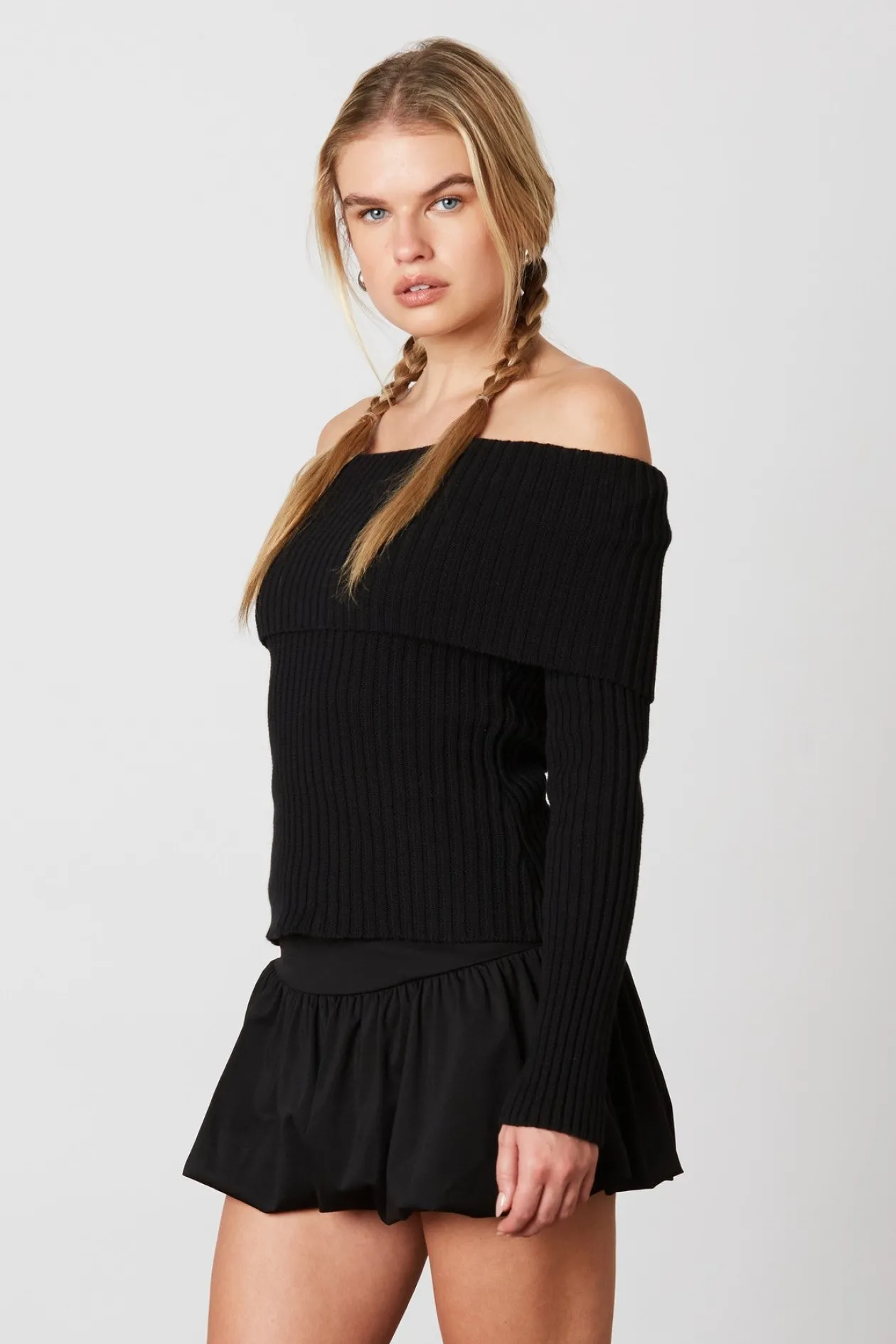 Blank Space Off Shoulder Sweater