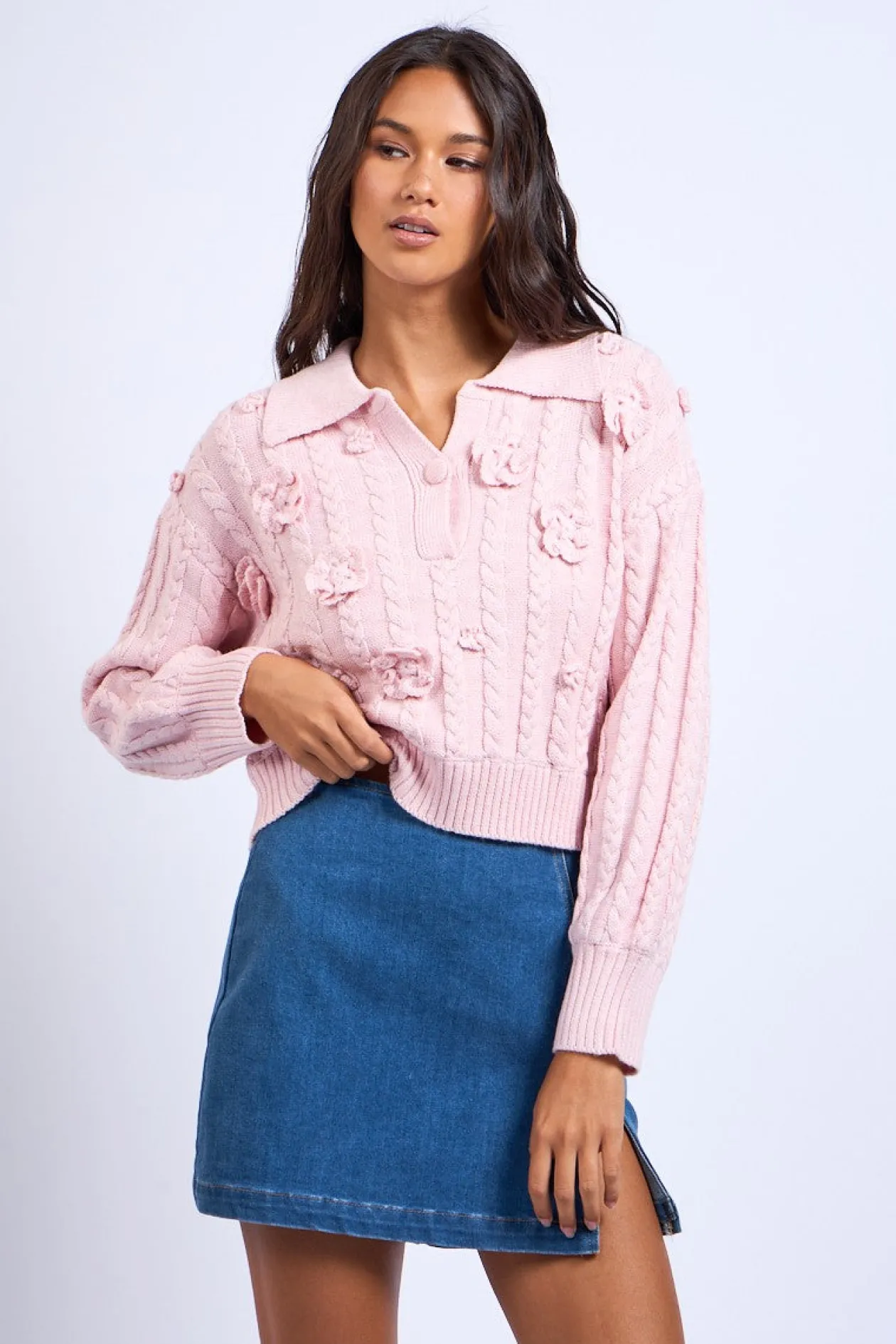 Blush and Bloom Sweater