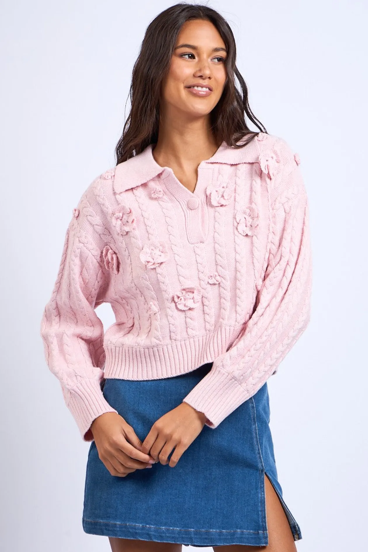 Blush and Bloom Sweater