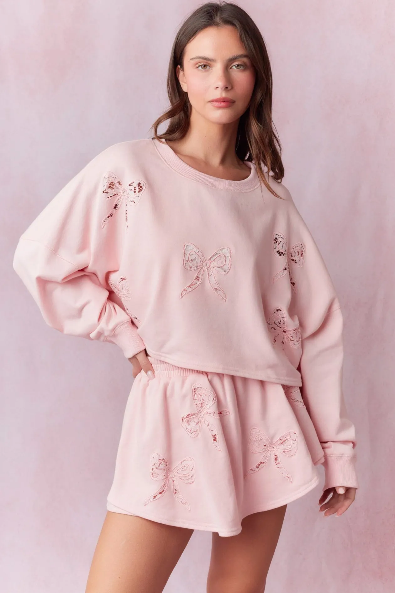 Bows of Lace French Terry Skort