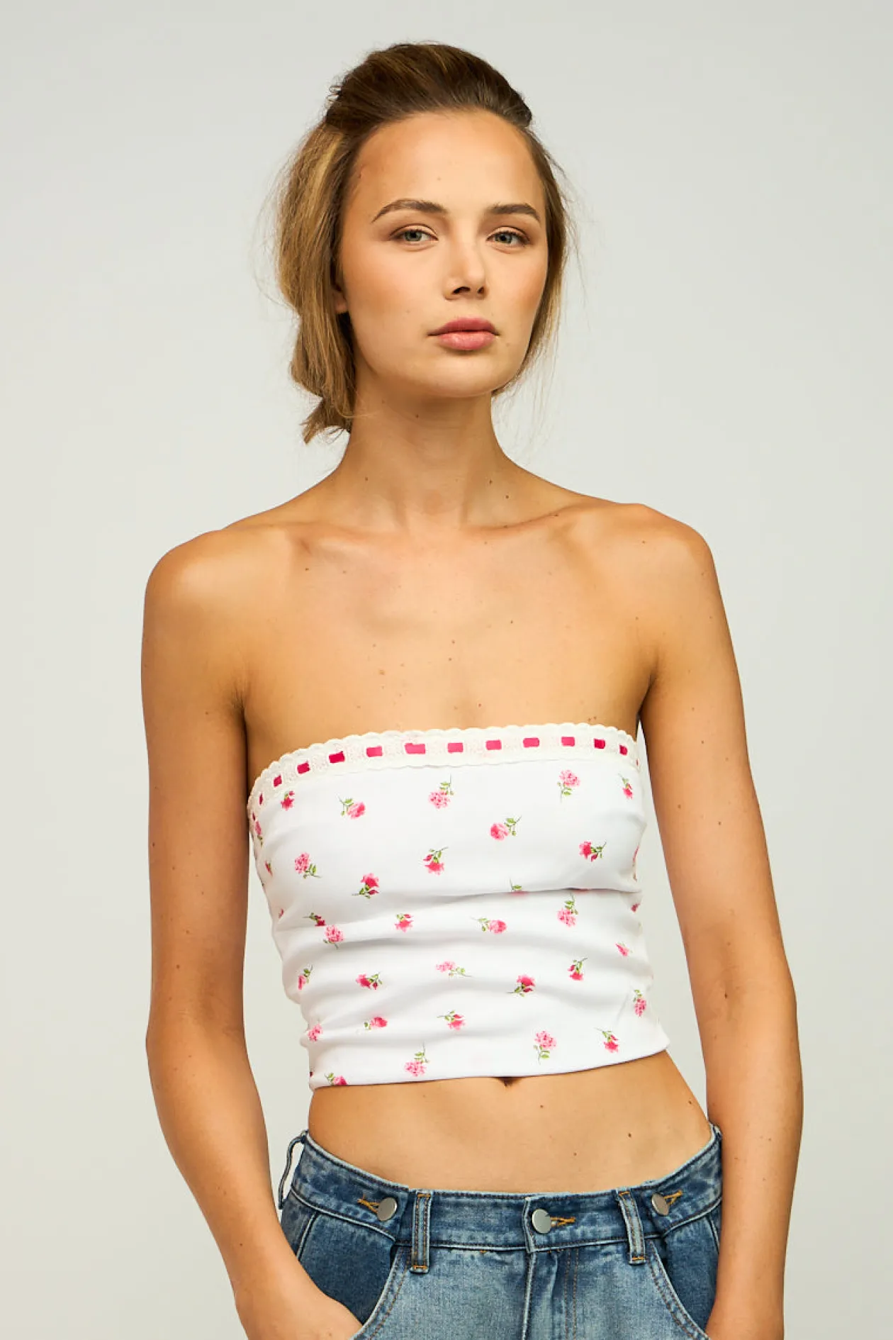 Brunch Date Strapless Top