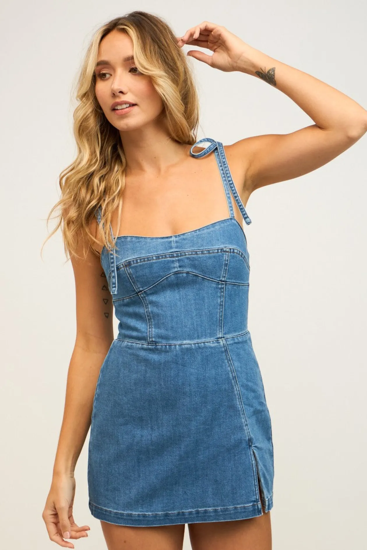 Cassandra Denim Mini Dress