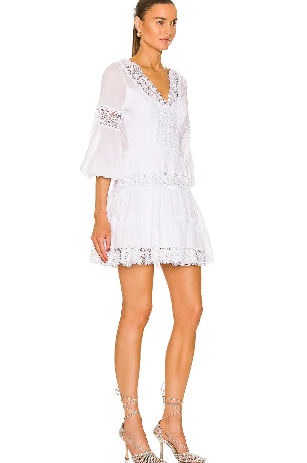 Charo Ruiz Ibiza Violette Mini Dress in White