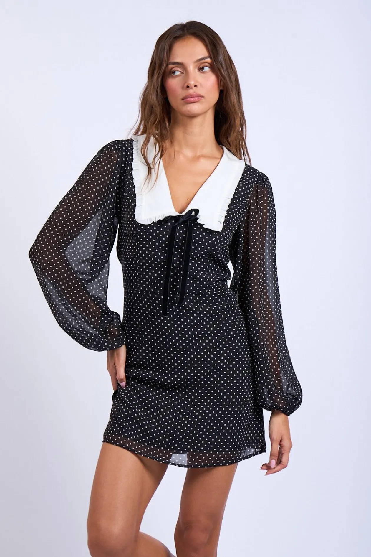 Emily Collared Mini Dress