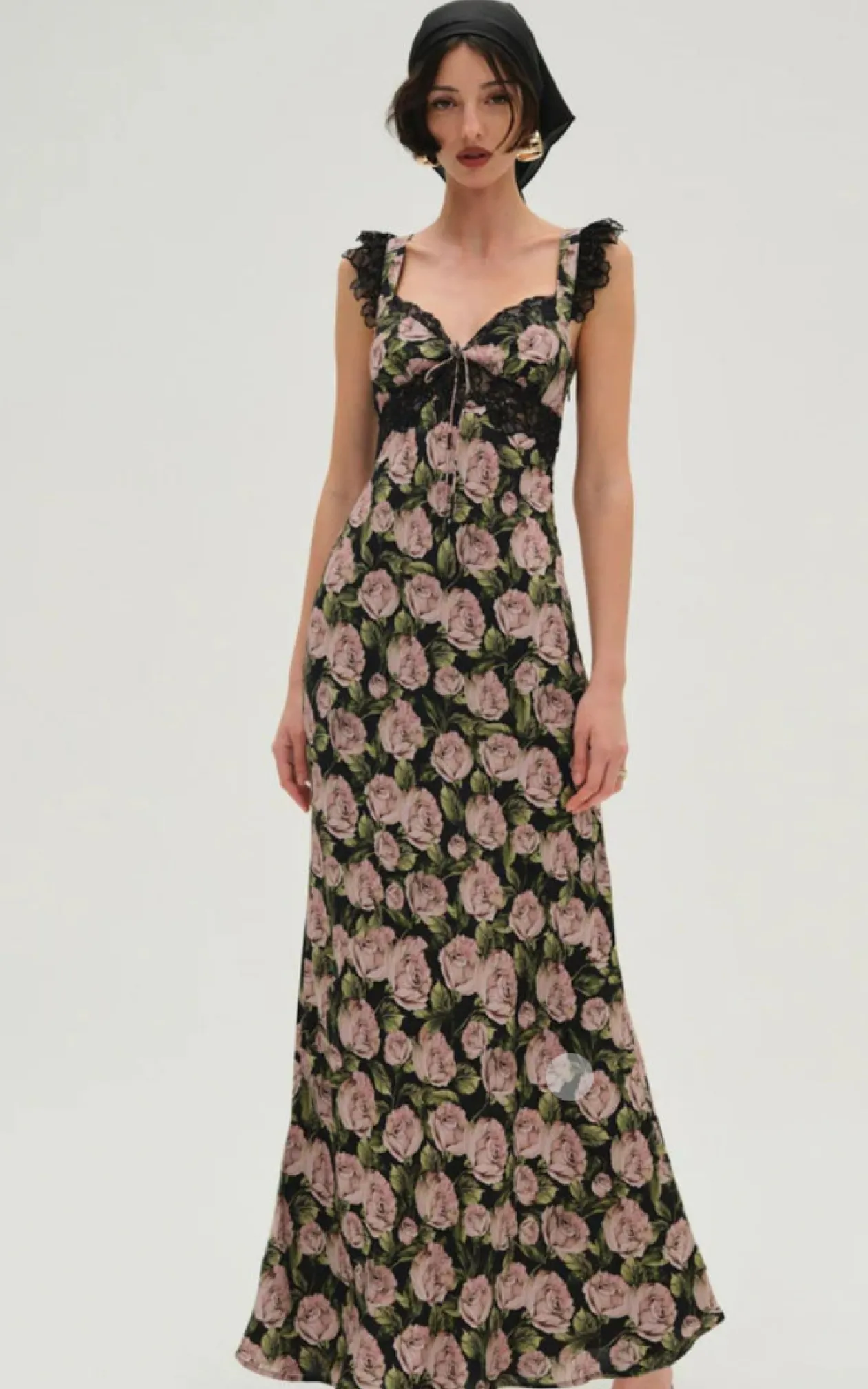 Fallen Rose Maxi Dress