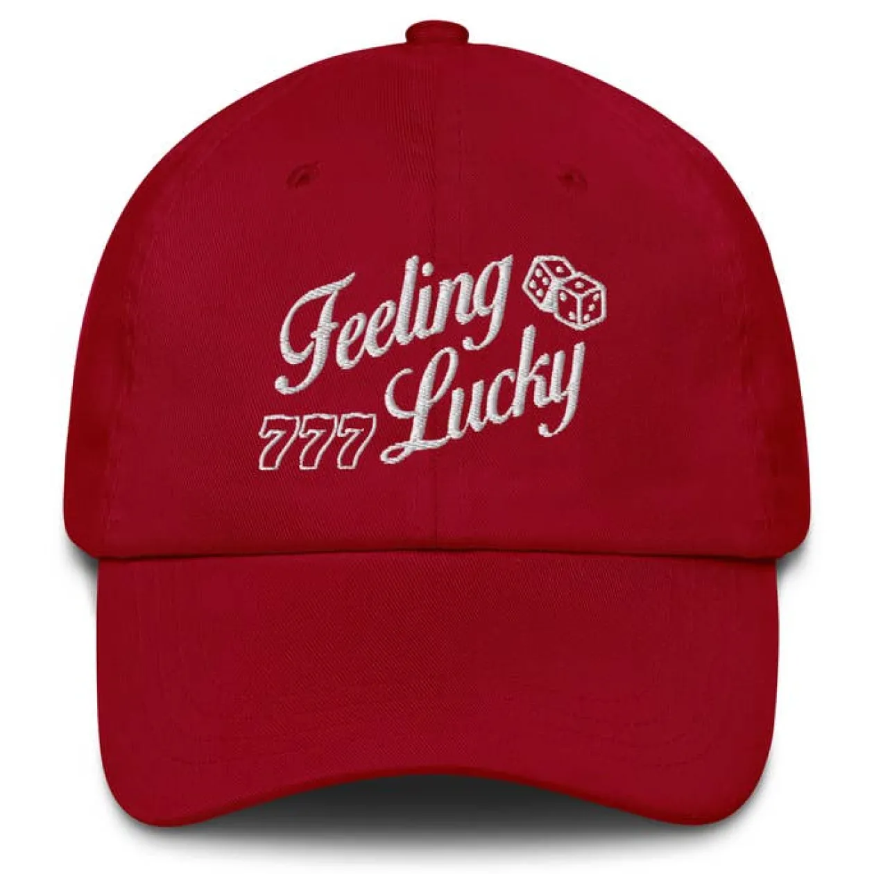 Feeling Lucky Cap in Cherry Red