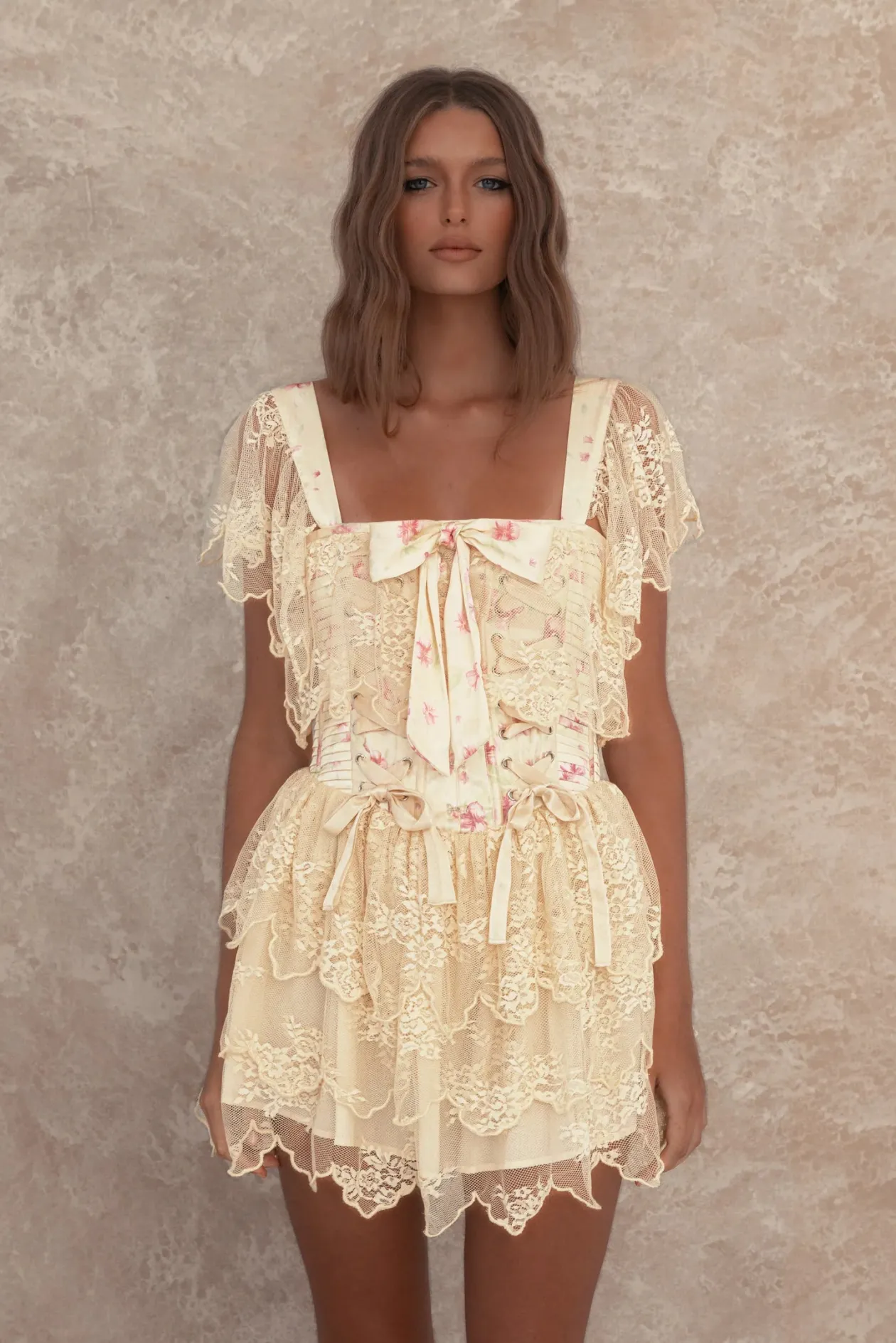 Fillyboo Lady Marmalade Corset Mini Dress