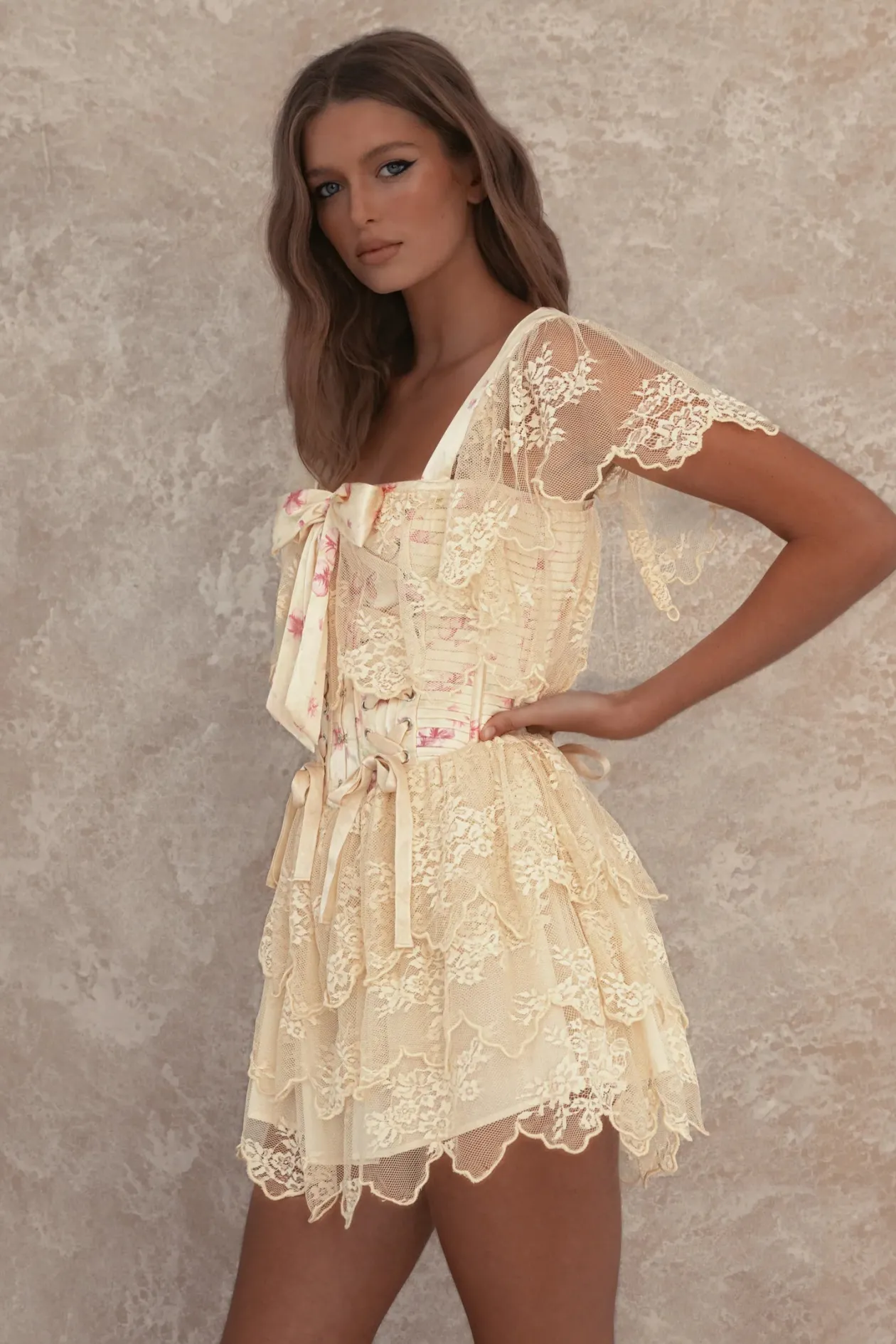 Fillyboo Lady Marmalade Corset Mini Dress