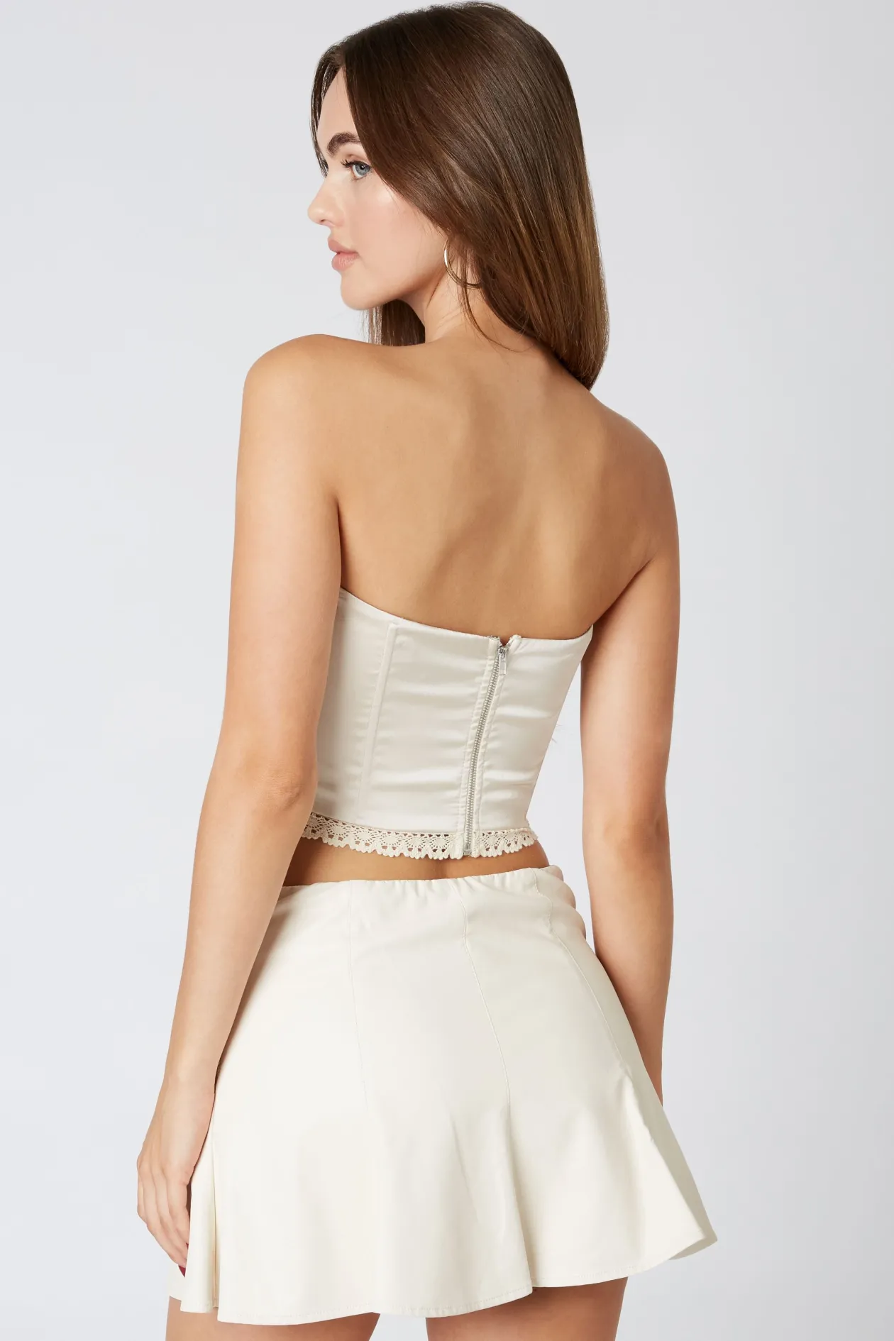 floral_brocade_front_lace_3.webp Floral Brocade Front Lace Up Corset Top