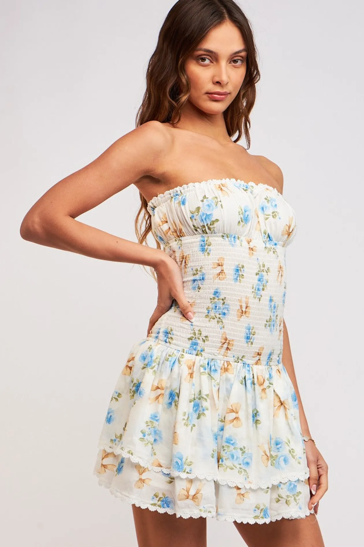 flowers_and_bows_straples_1.webp Flowers and Bows Strapless Dress