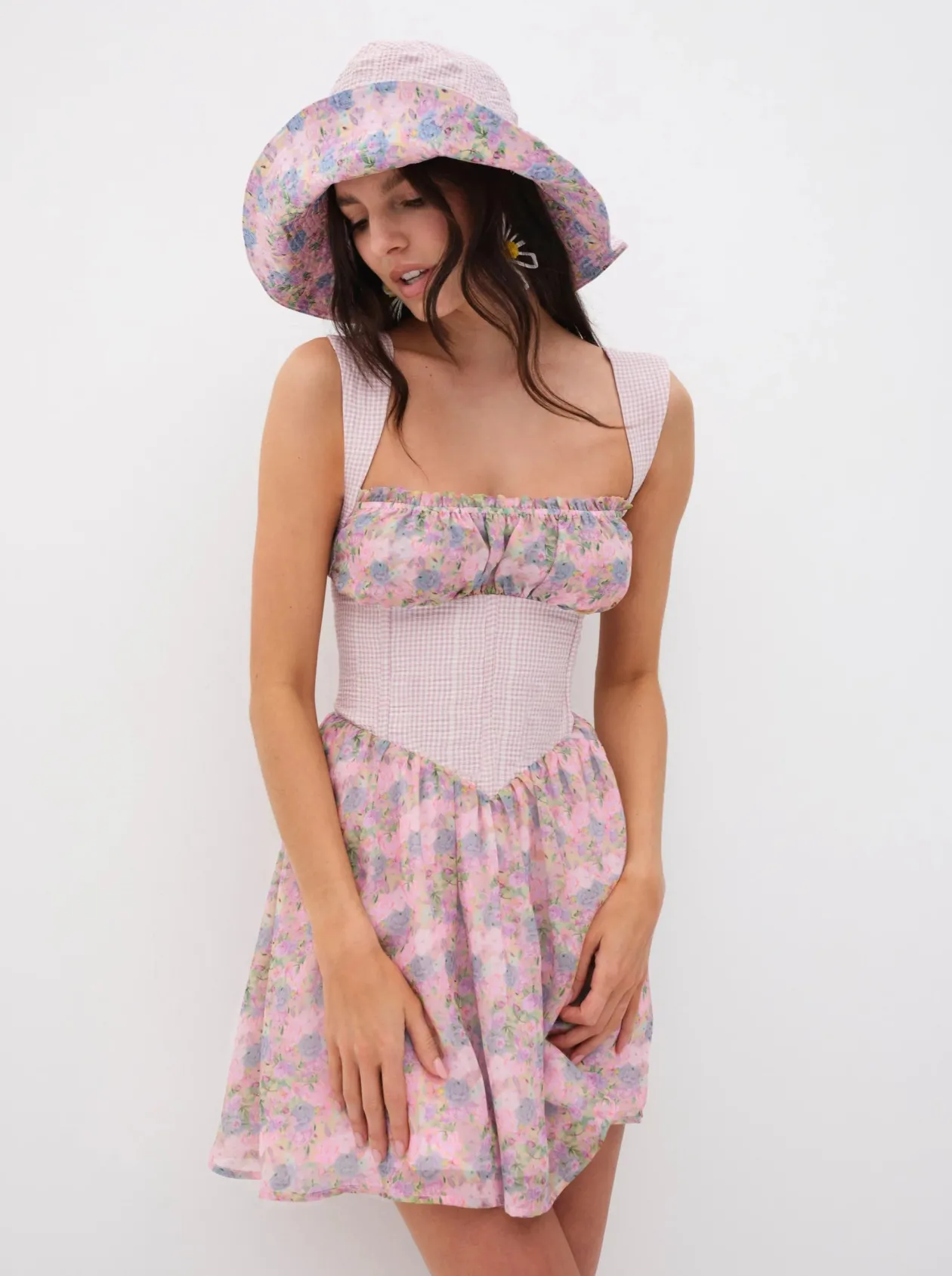 For Love & Lemons Brenna Mini Dress