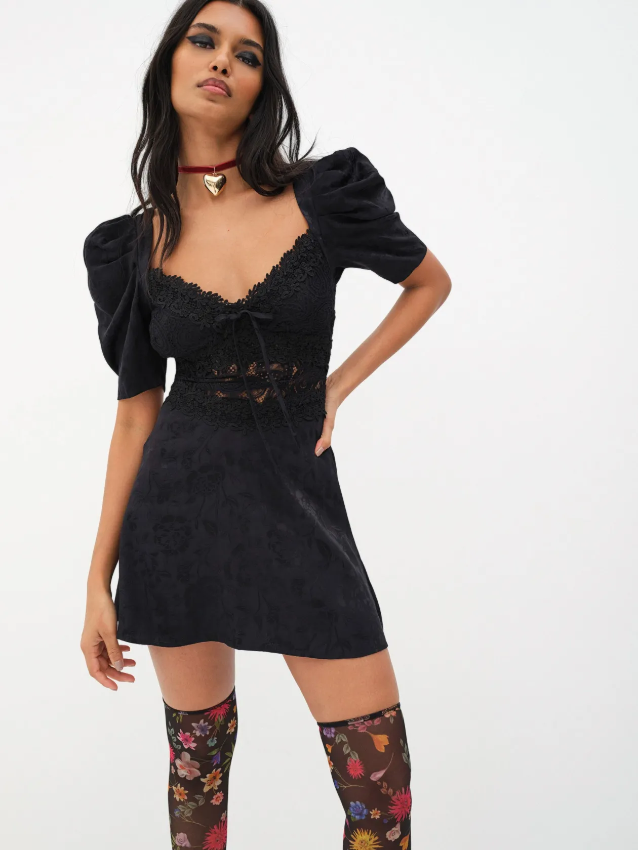 For Love & Lemons Danielle Mini Dress