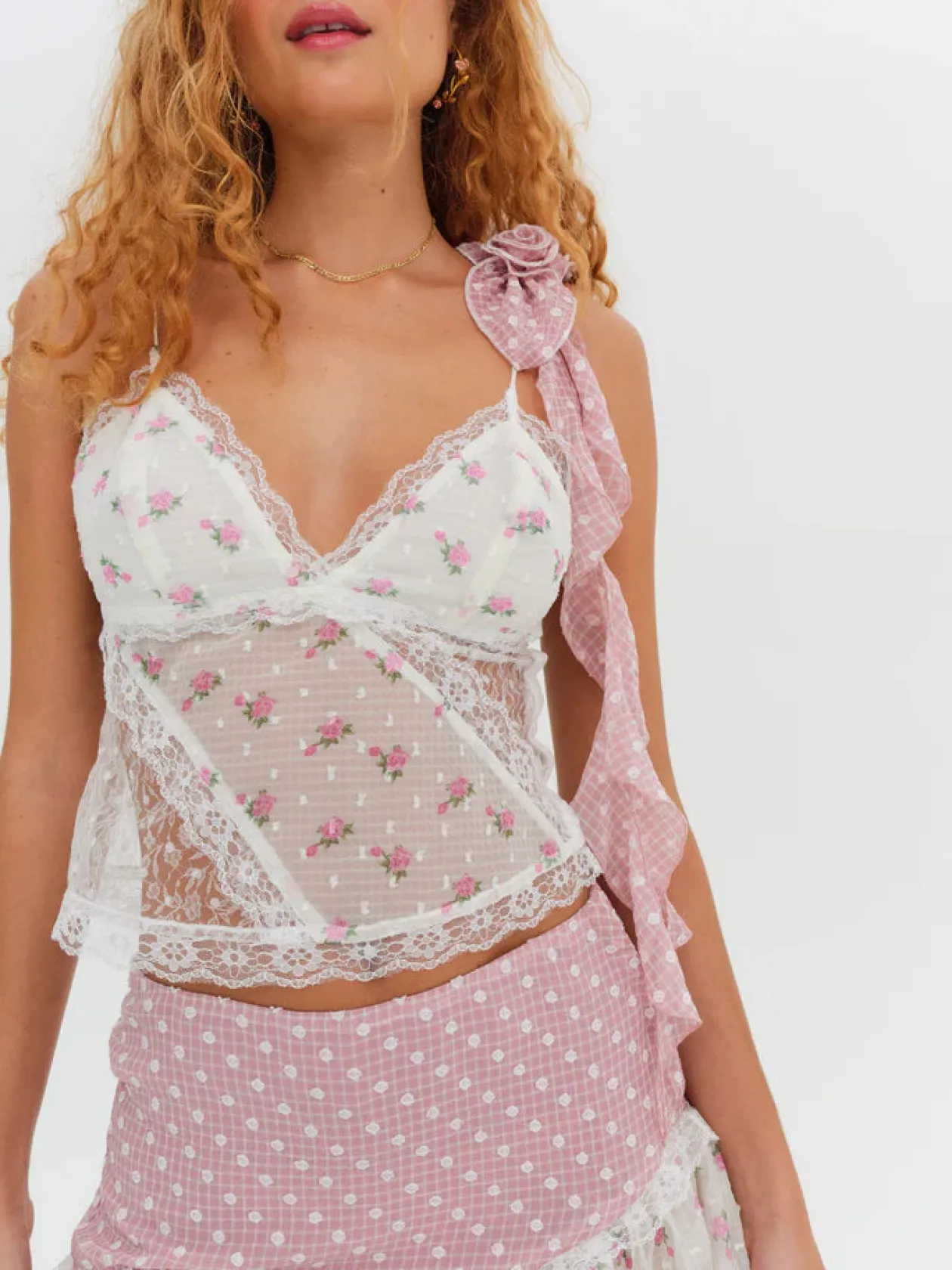 For Love & Lemons Francine Top