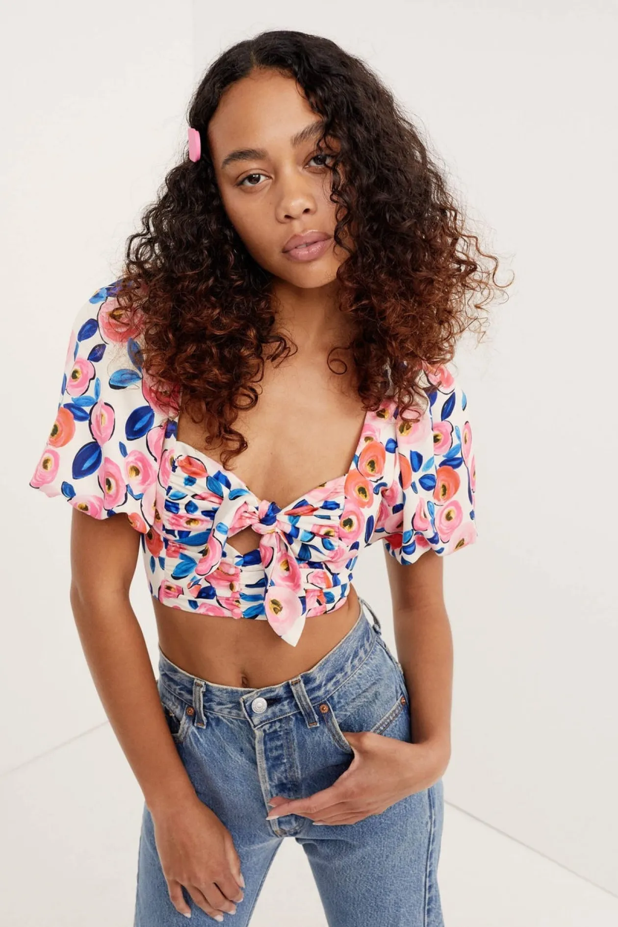 For Love & Lemons Gianna Crop Top
