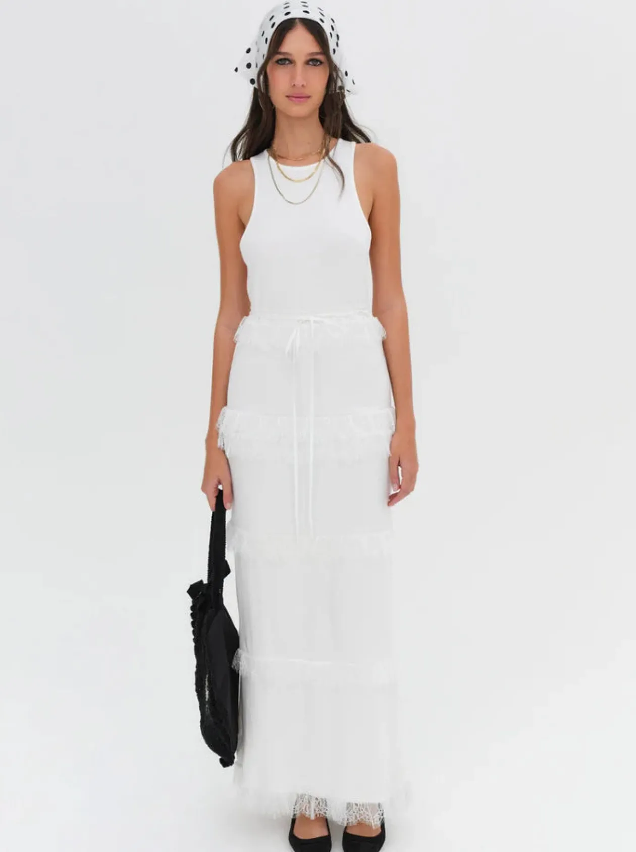 For Love & Lemons Joan Maxi Dress