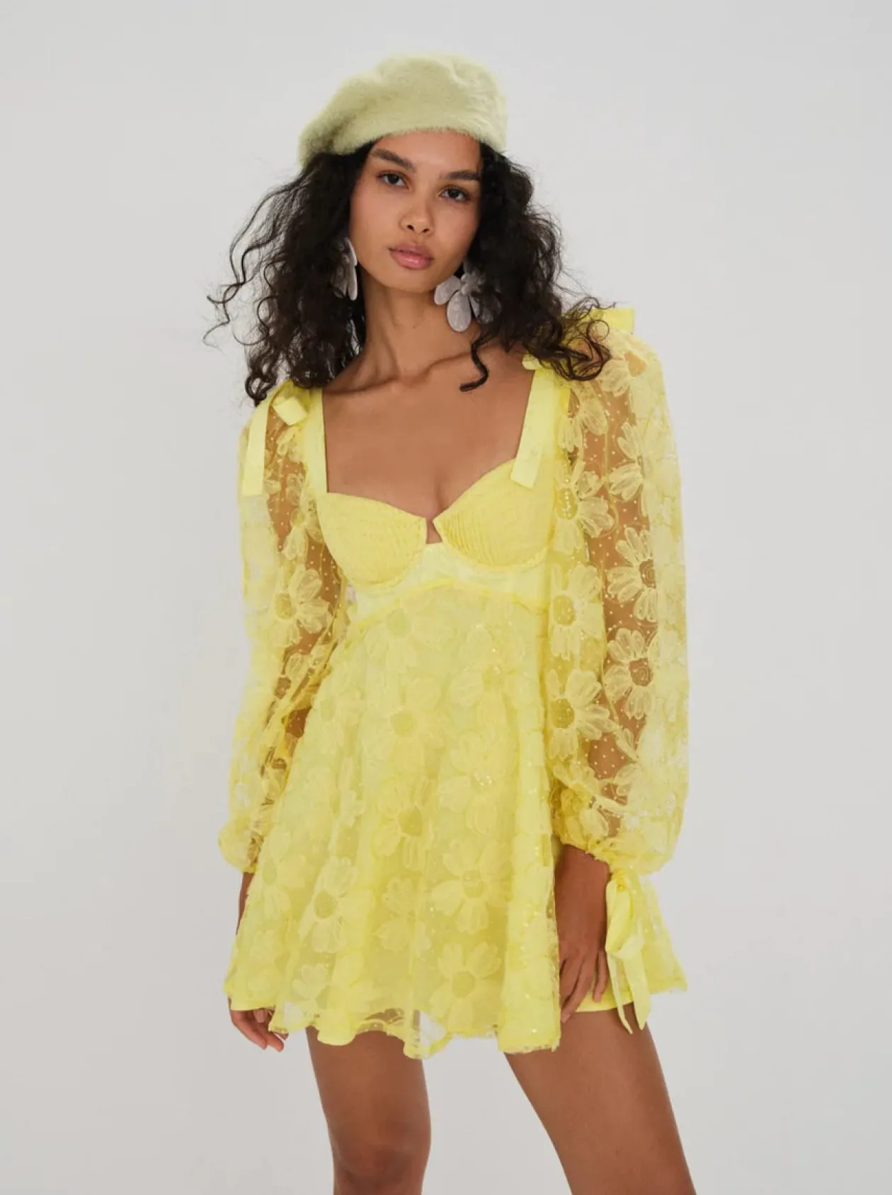 For Love & Lemons Kiersten Mini Dress