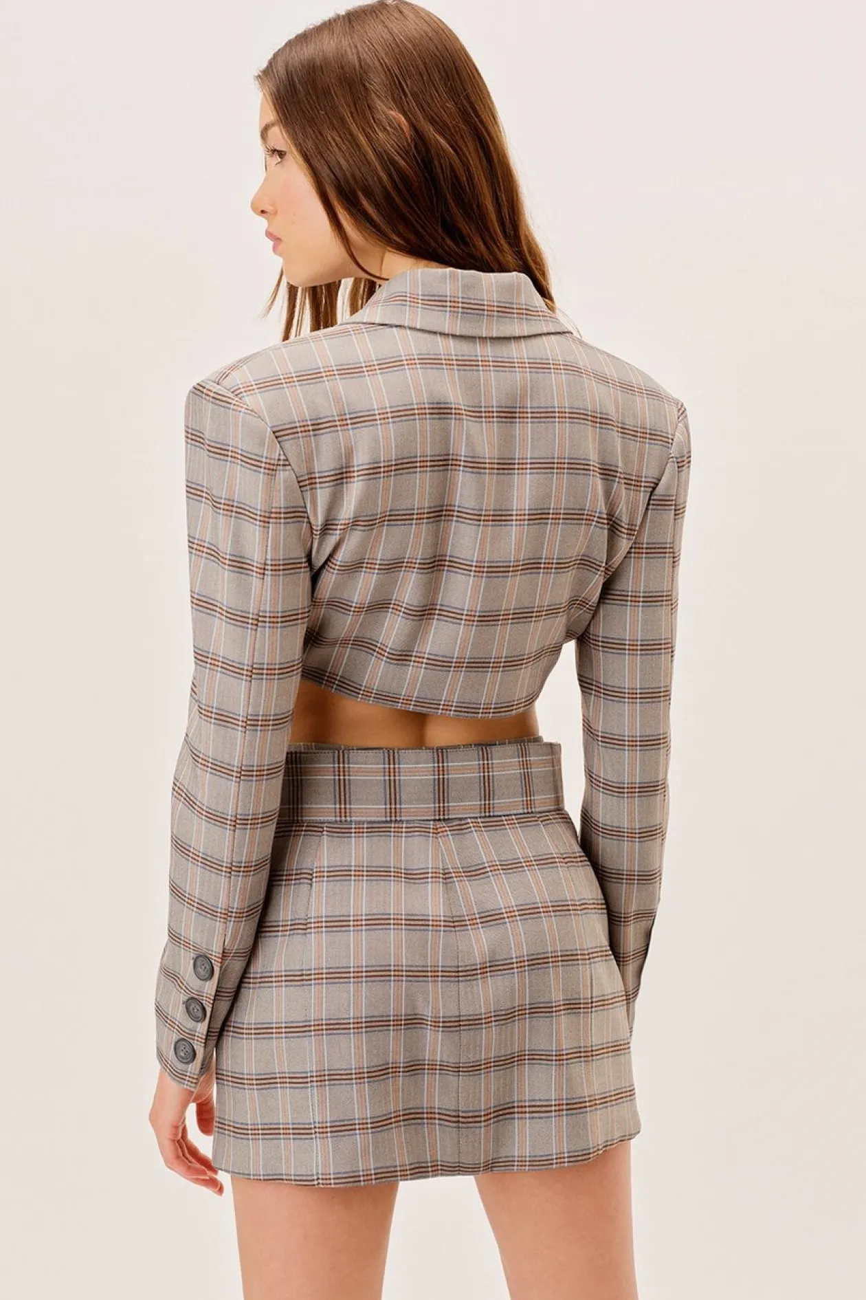 for_love__lemons_kym_mini_4.webp For Love & Lemons Kym Mini Skirt in Grey