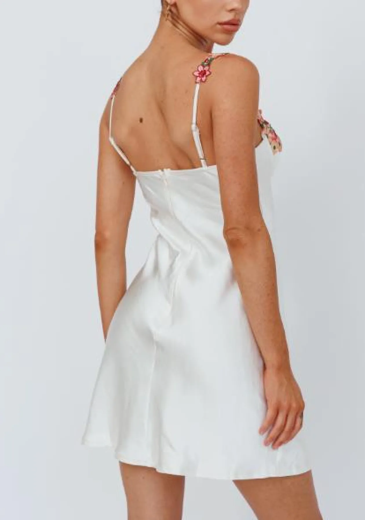 Forest Fairy Embroidered Mini Dress