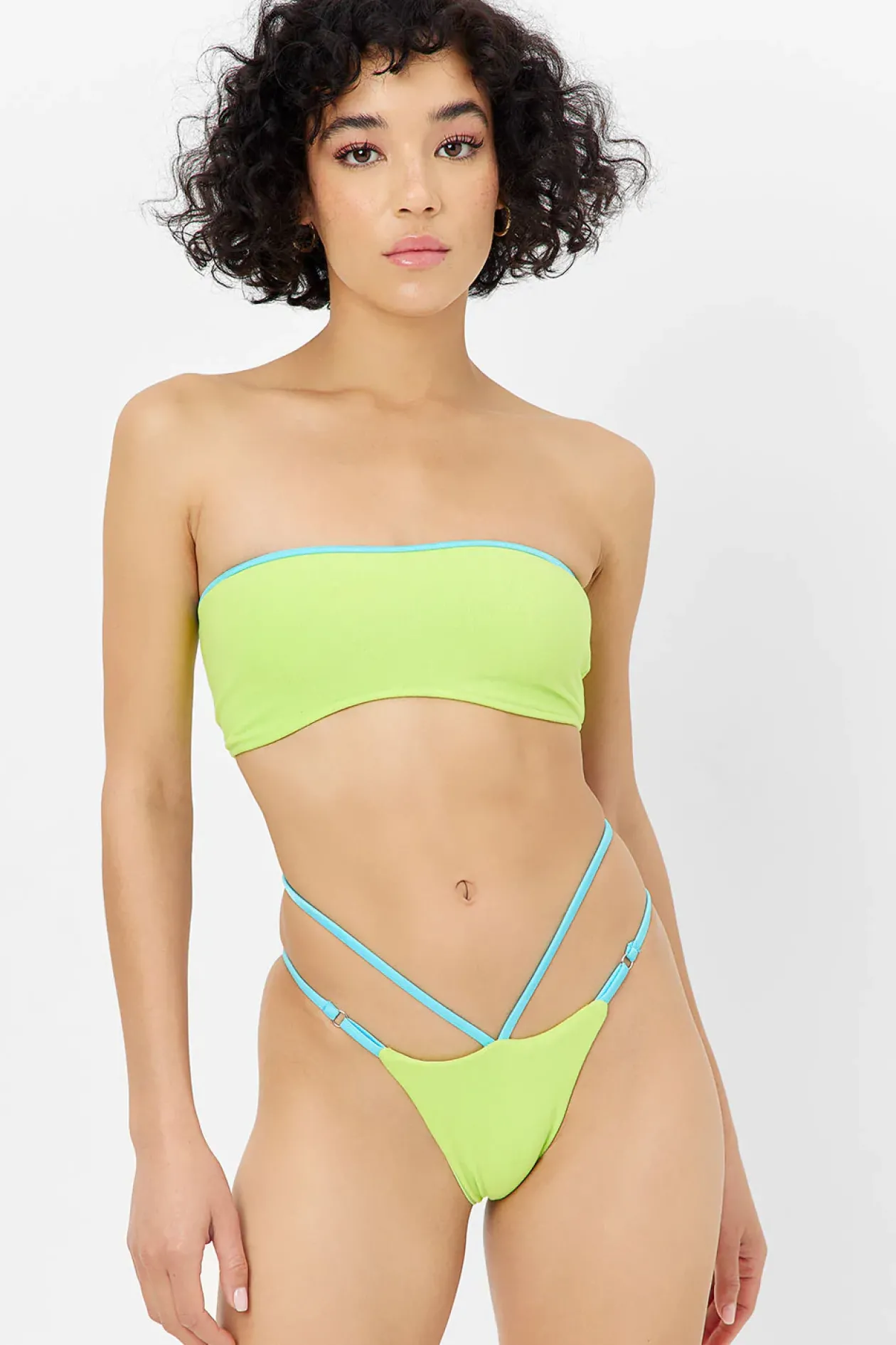 Frankies Bikinis Jean Terry Top in Siren