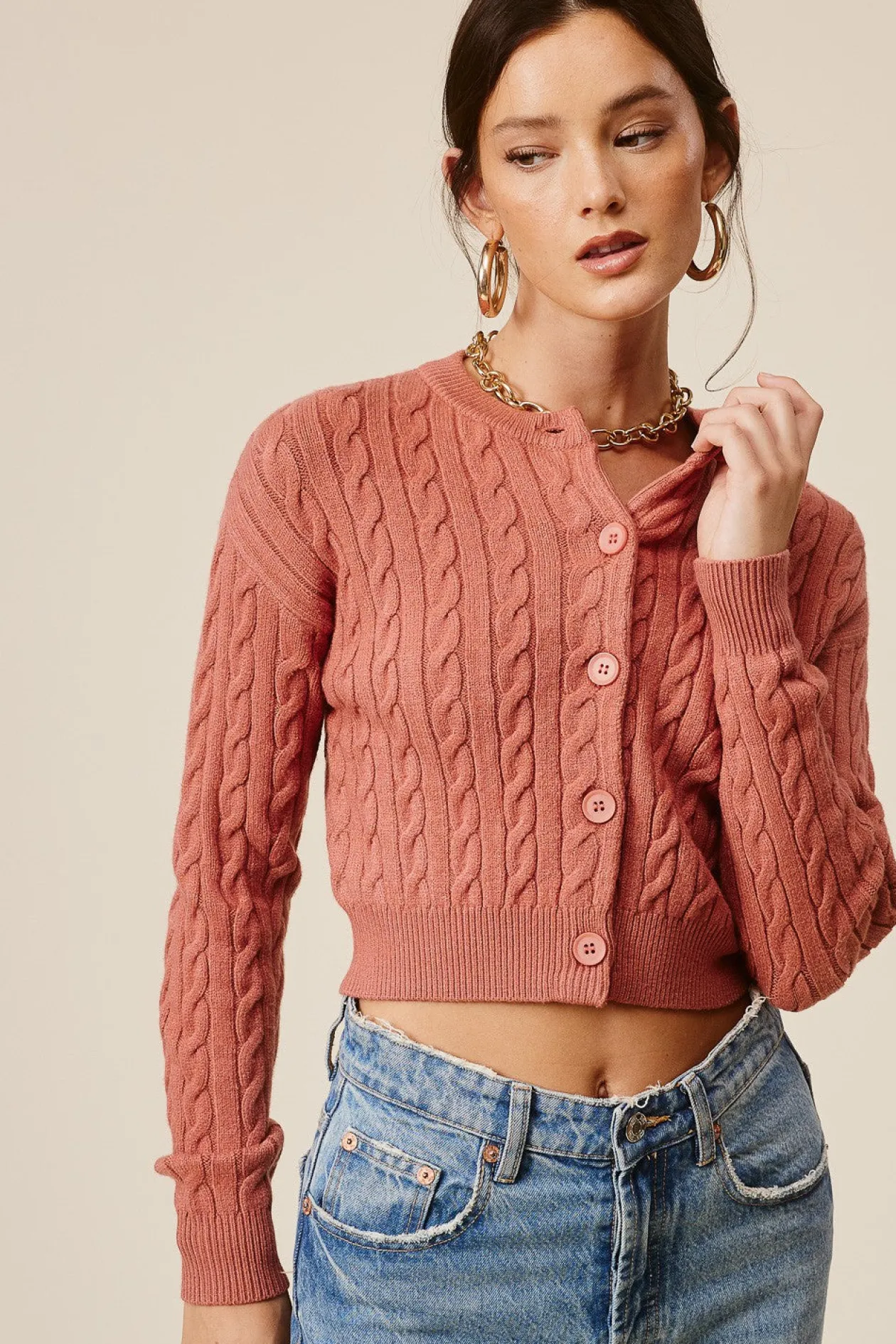 geneva_cardigan_in_ginger_1.webp Geneva Cardigan in Ginger Crush