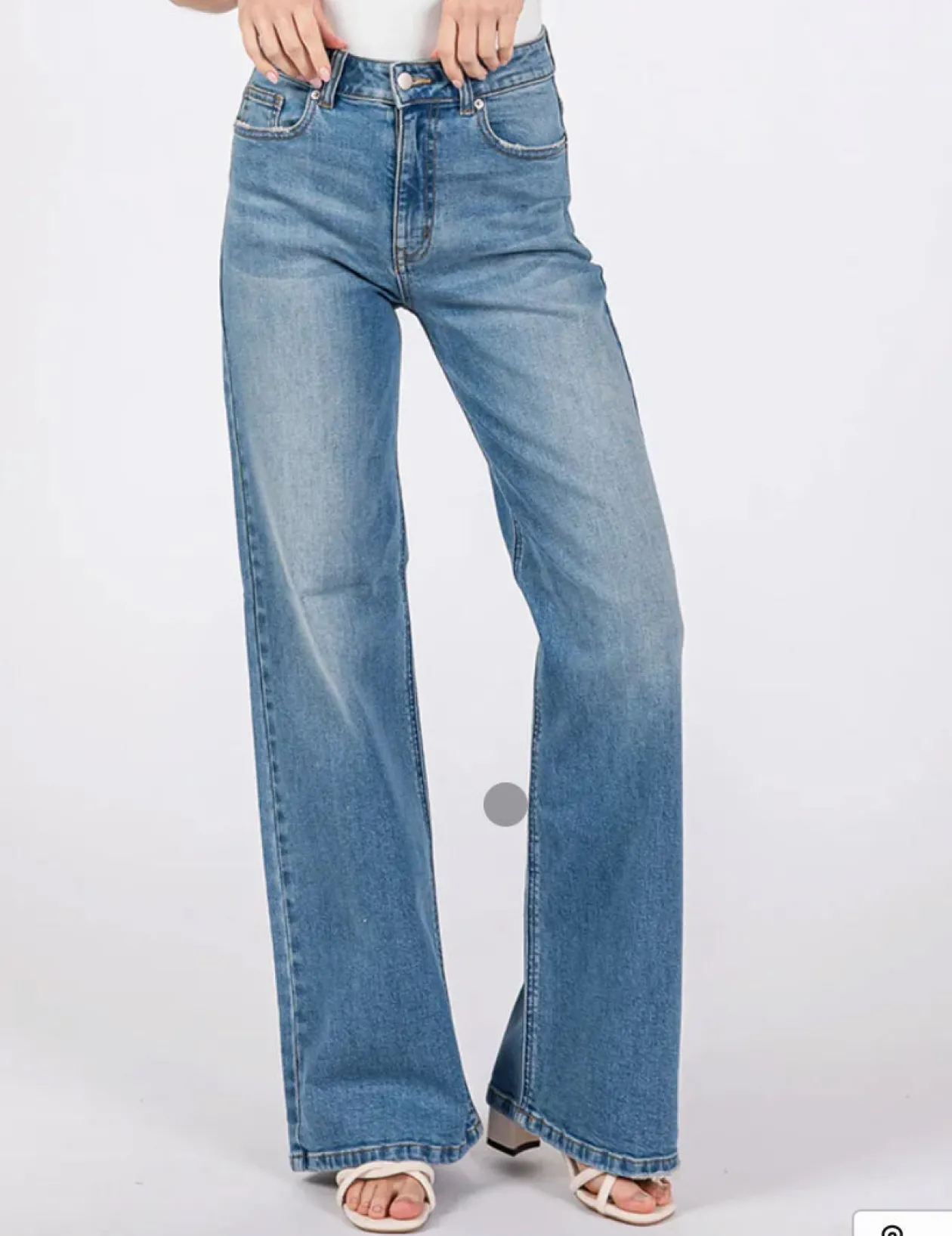 High Rise Slouchy Jean in Medium Wash
