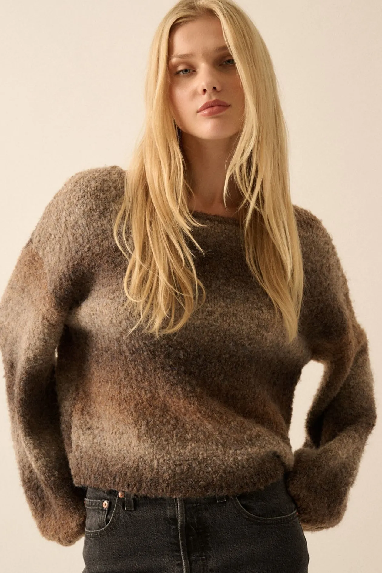 Iced Latte Ombré Sweater