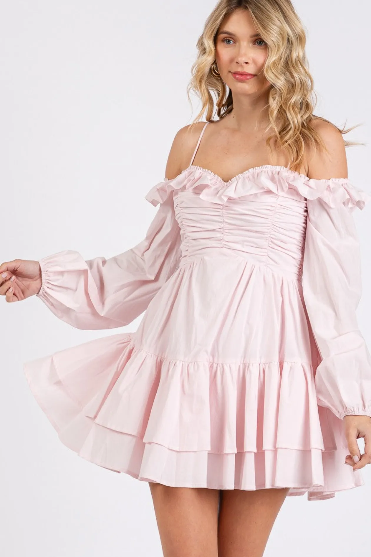 Lilibet Off Shoulder Mini Dress