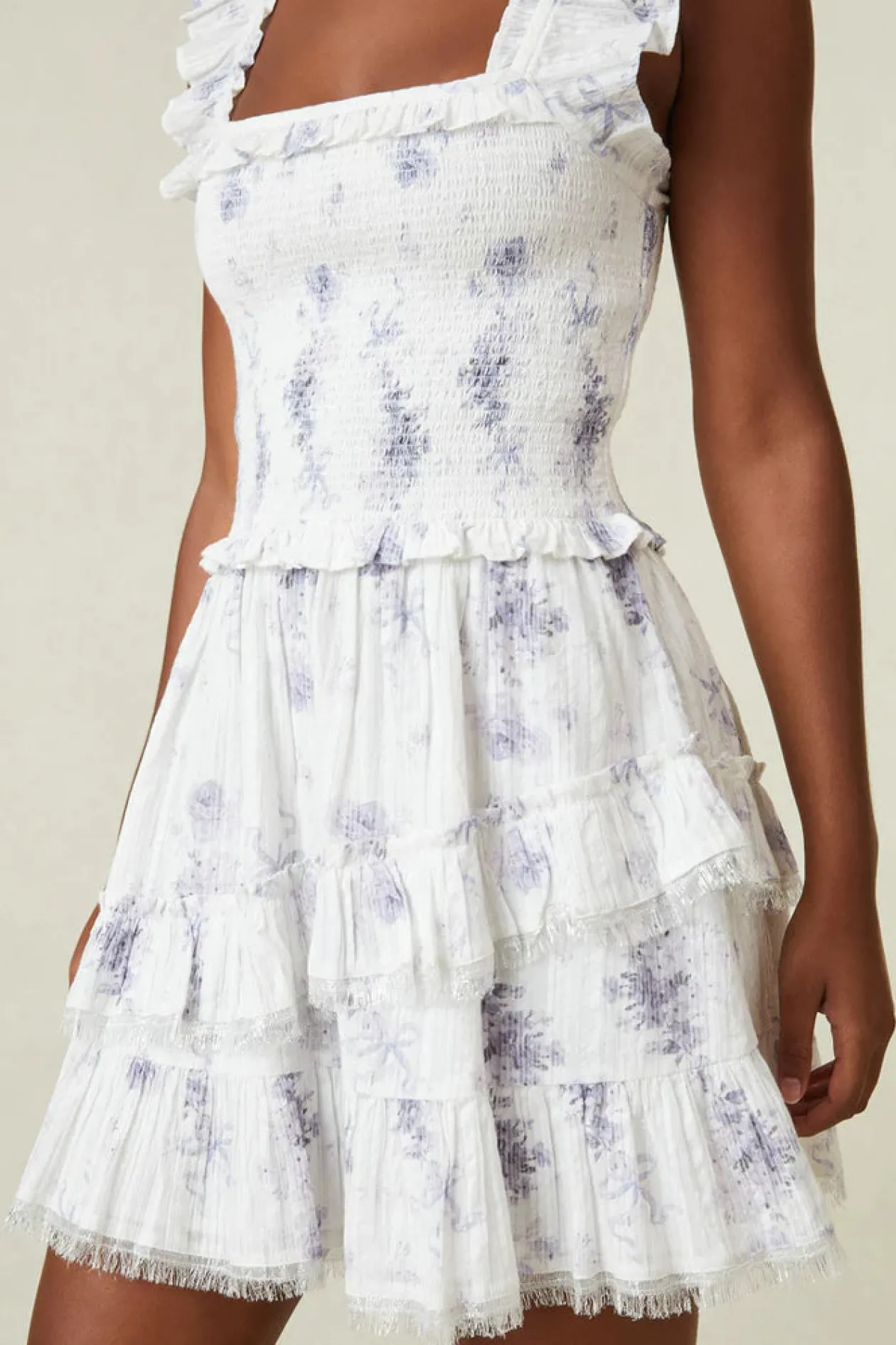 Loveshackfancy Aline Dress in Misty Sea