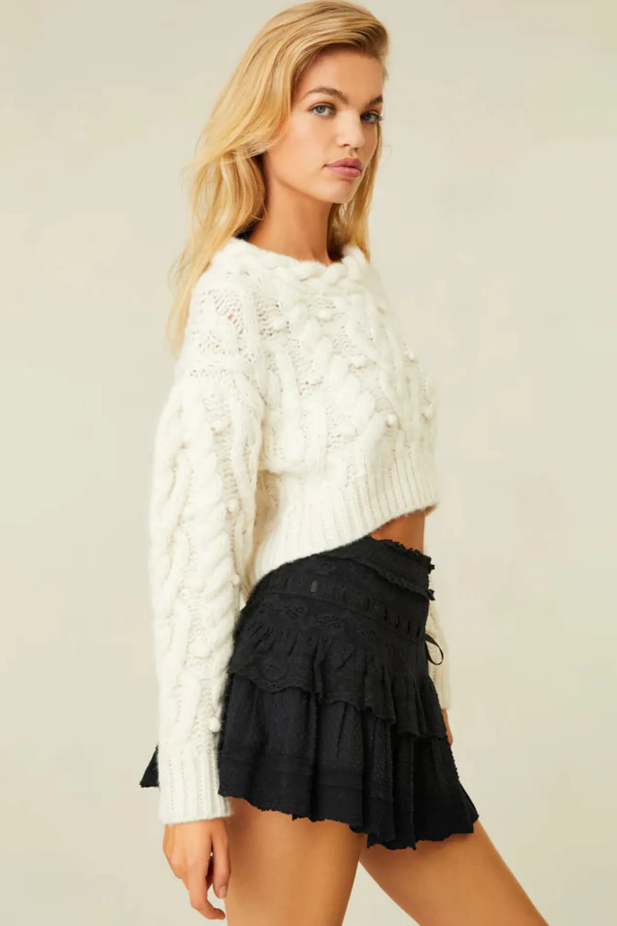 loveshackfancy_ora_mini_s_2.webp Loveshackfancy Ora Mini Skirt in Black