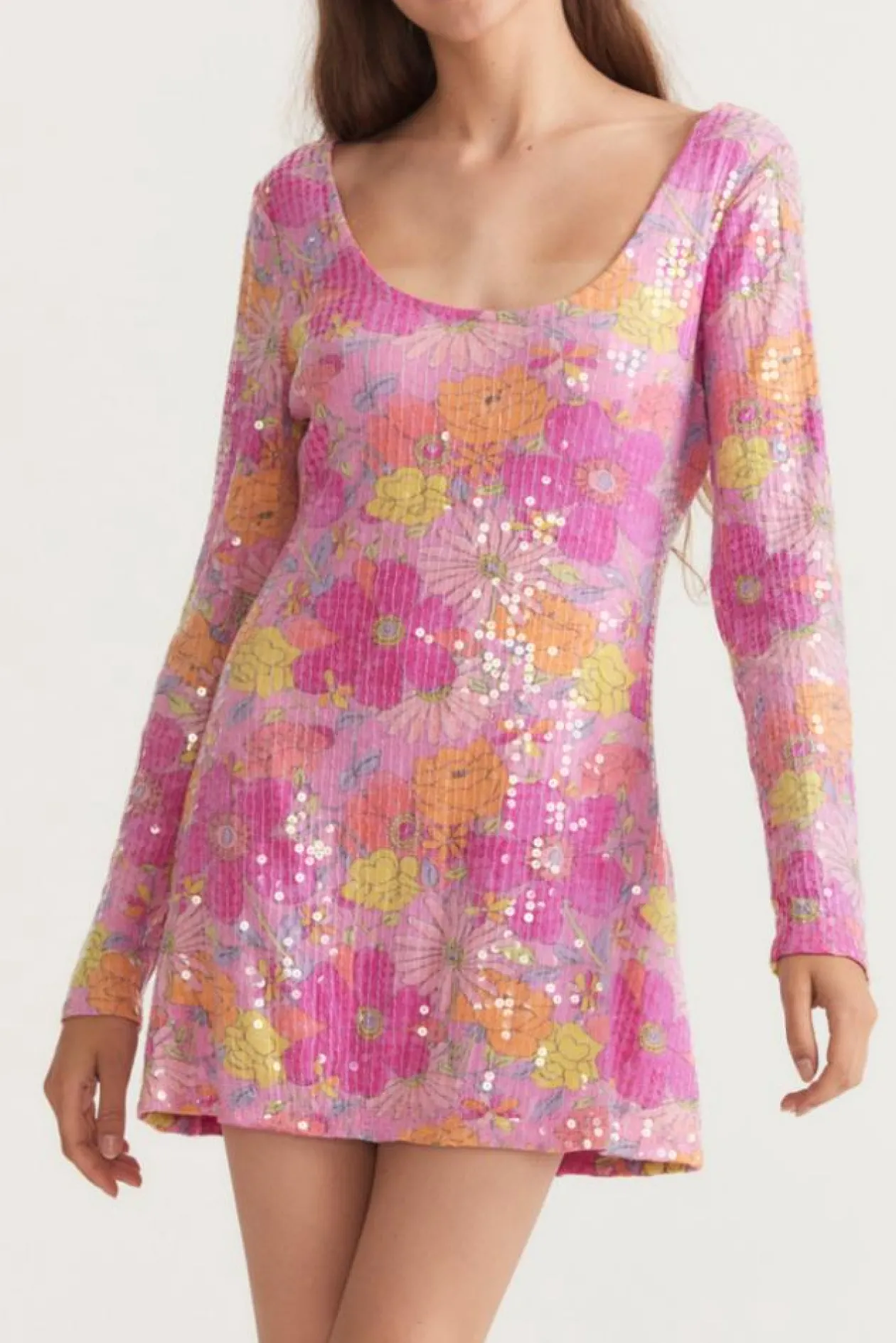 loveshackfancy_rupert_seq_1.webp Loveshackfancy Rupert Sequined Floral Mini Dress