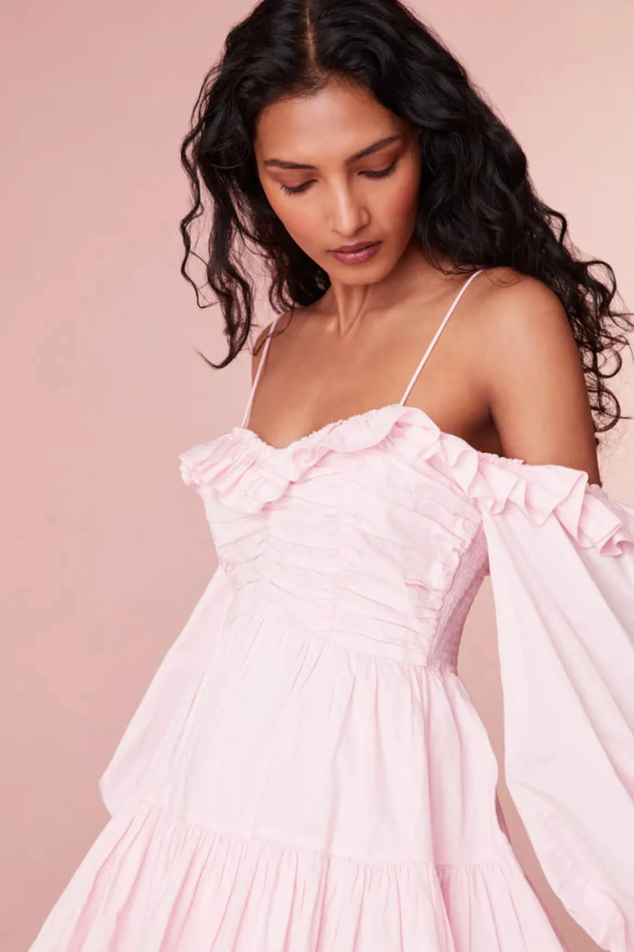 loveshackfancy_zennia_off_3-1.webp Loveshackfancy Zennia Off Shoulder Dress in Pink Lotus