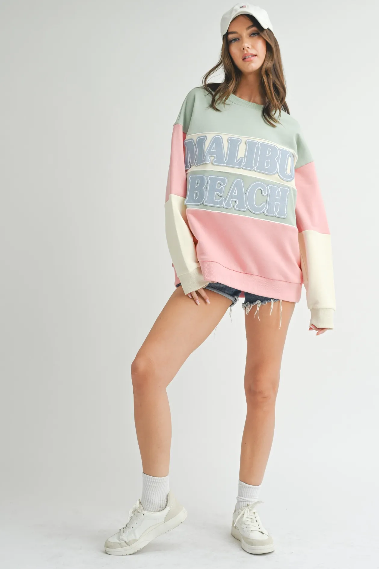 malibu_beach_patch_colorb_5.webp Malibu Beach Patch Colorblock Varsity Sweater