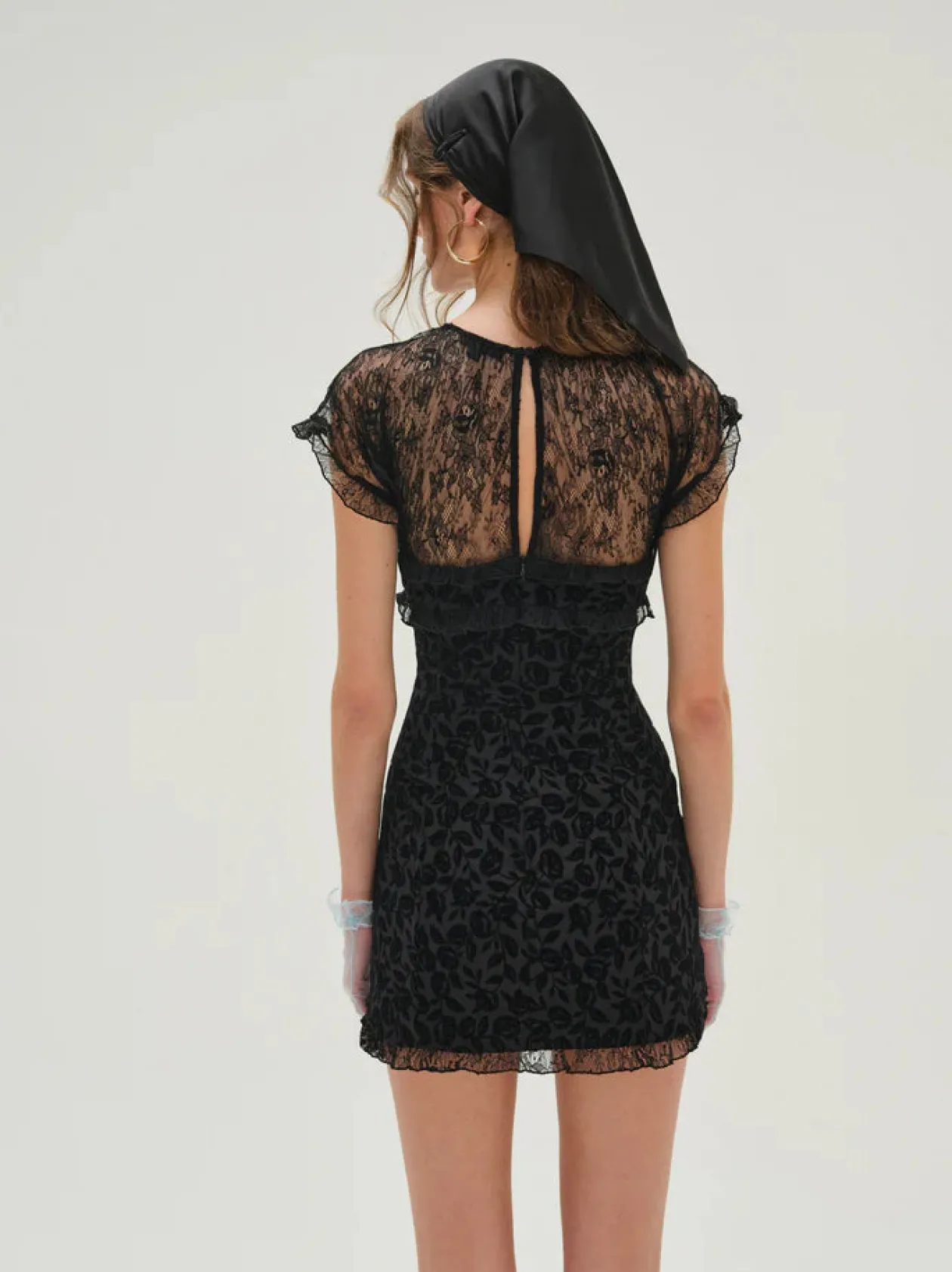 Midnight Velvet Sleeveless Mini Dress