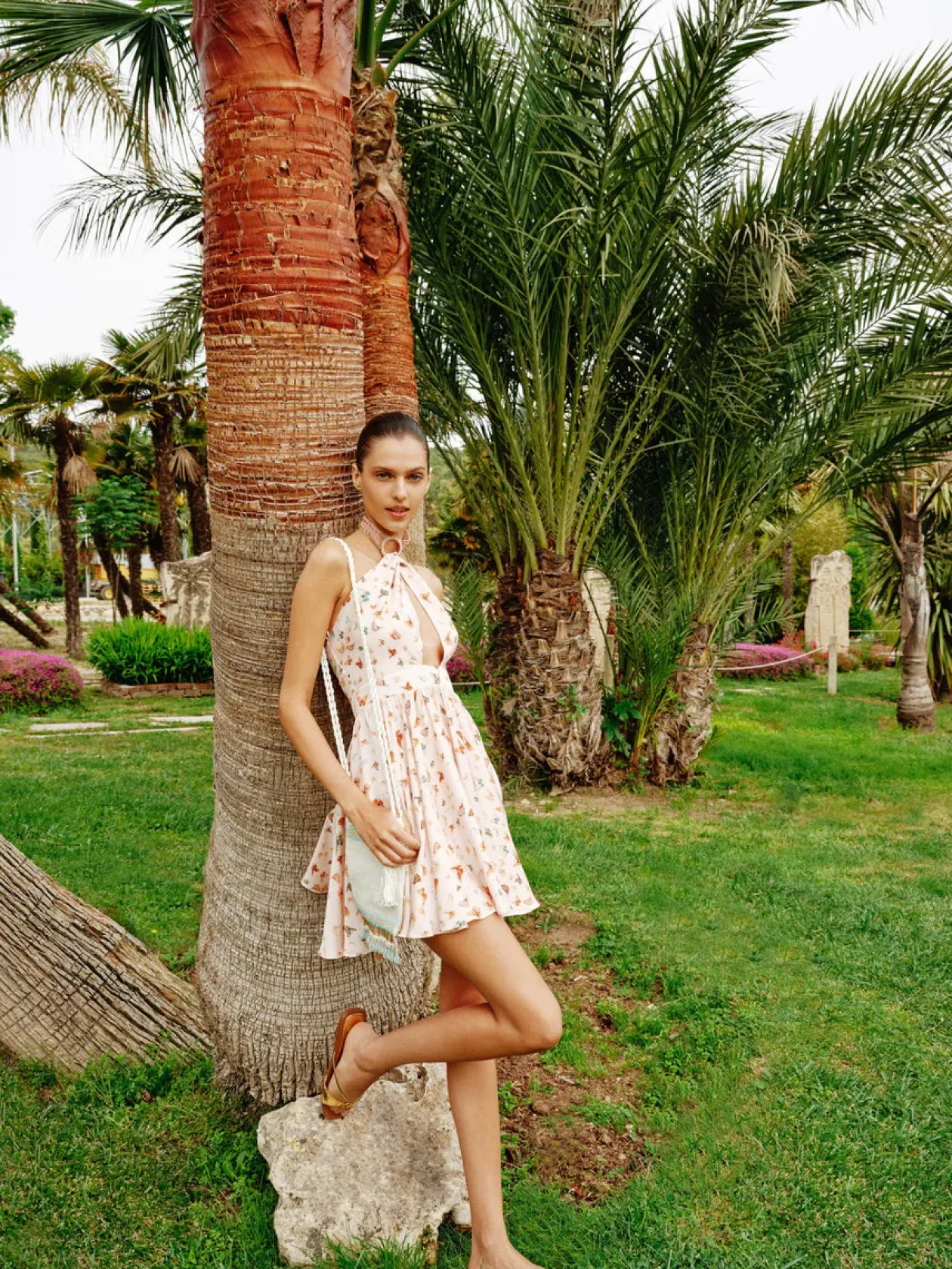 Monarch Mini Dress in Pink