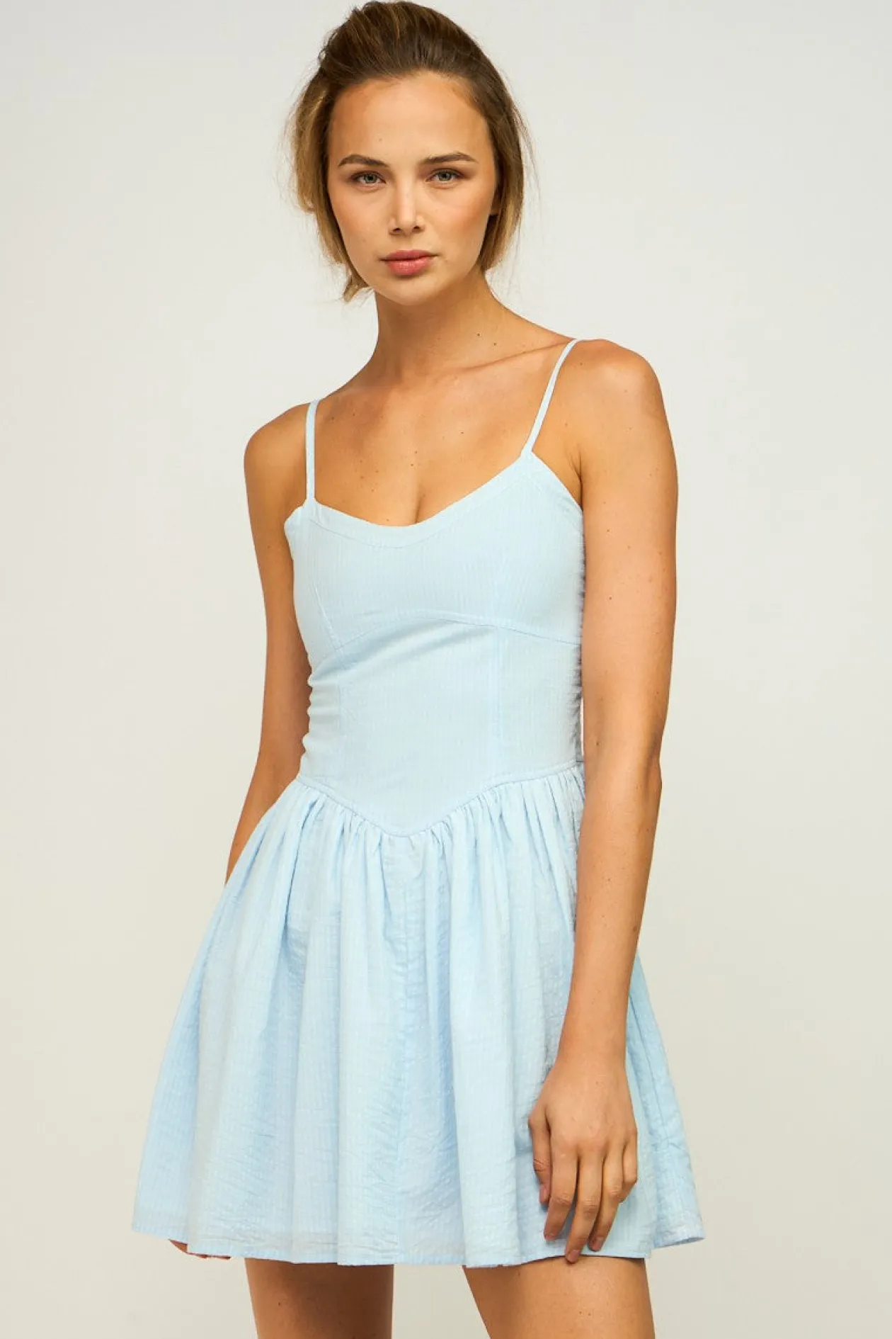 Nautilus Striped Mini Dress