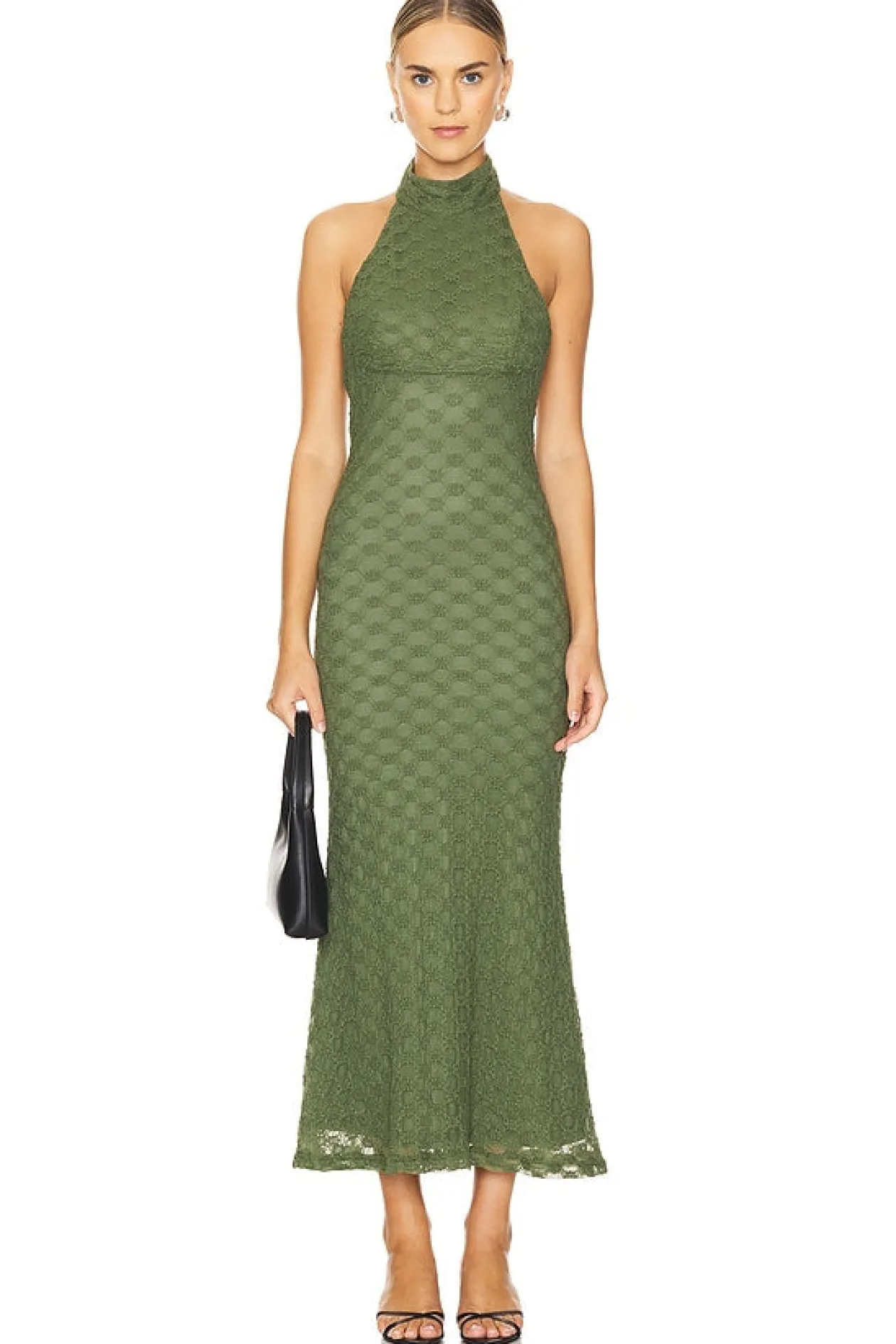 Ola Lace Midi Dress