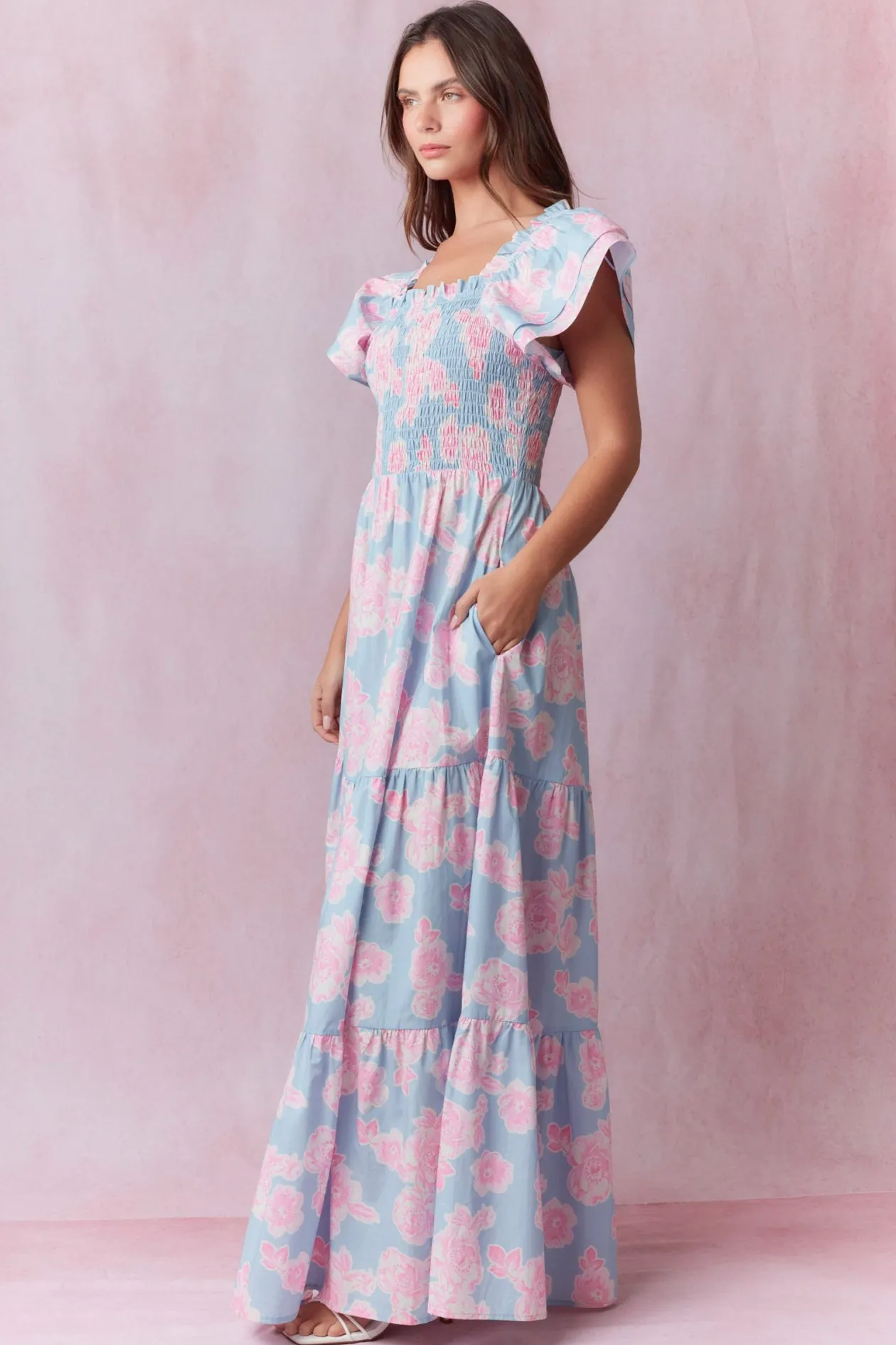 Ophelia Floral Maxi Dress