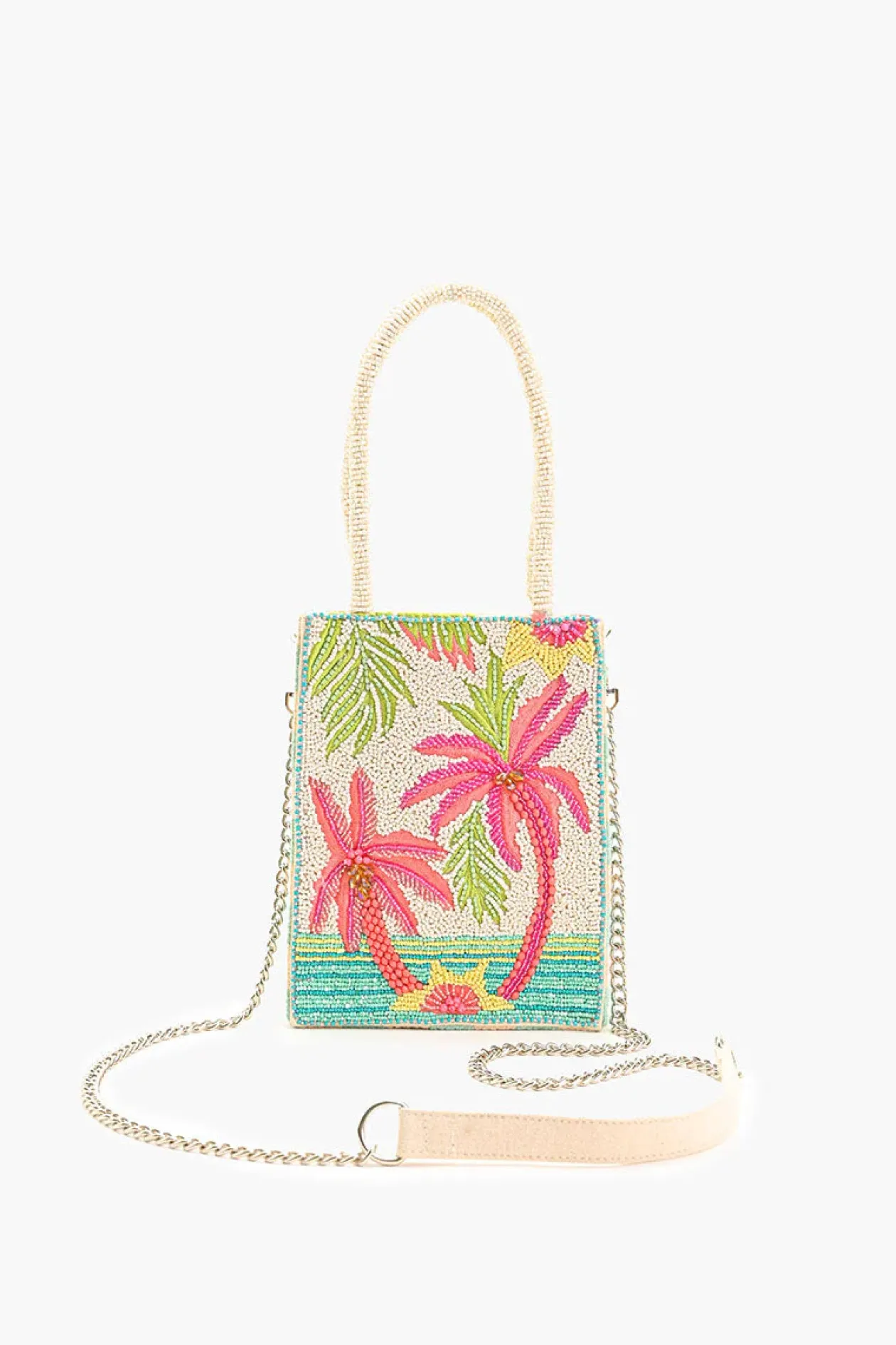 Palms Away Embellished Cross Body Bag
