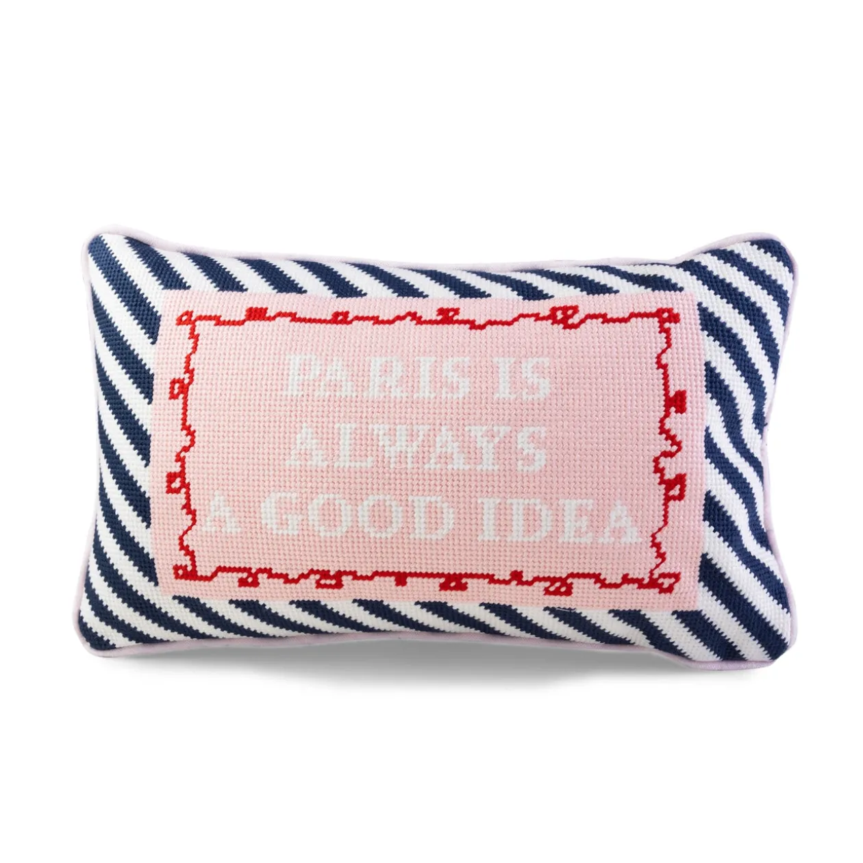 Paris Needlepoint Pillow