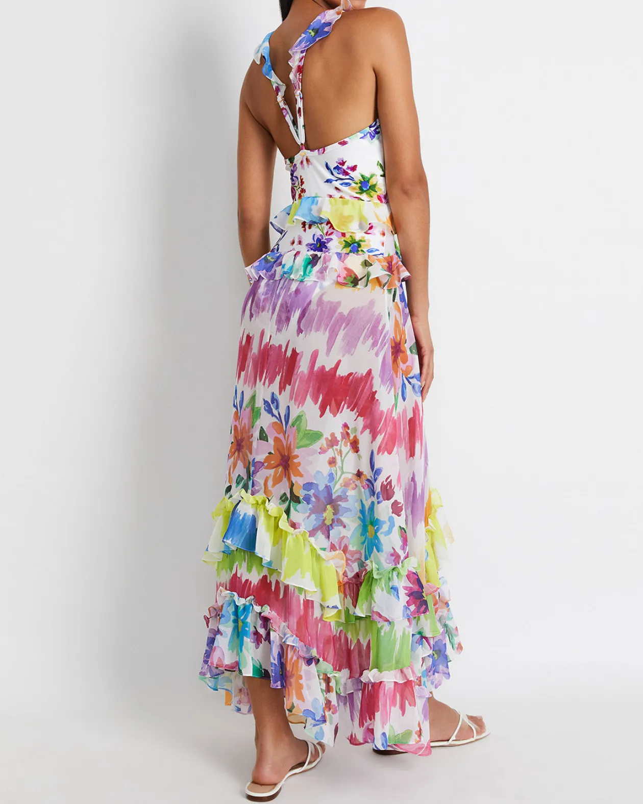 patbo_bloom_ruffle_v_neck_3.webp PatBo Bloom Ruffle V Neck Beach Dress