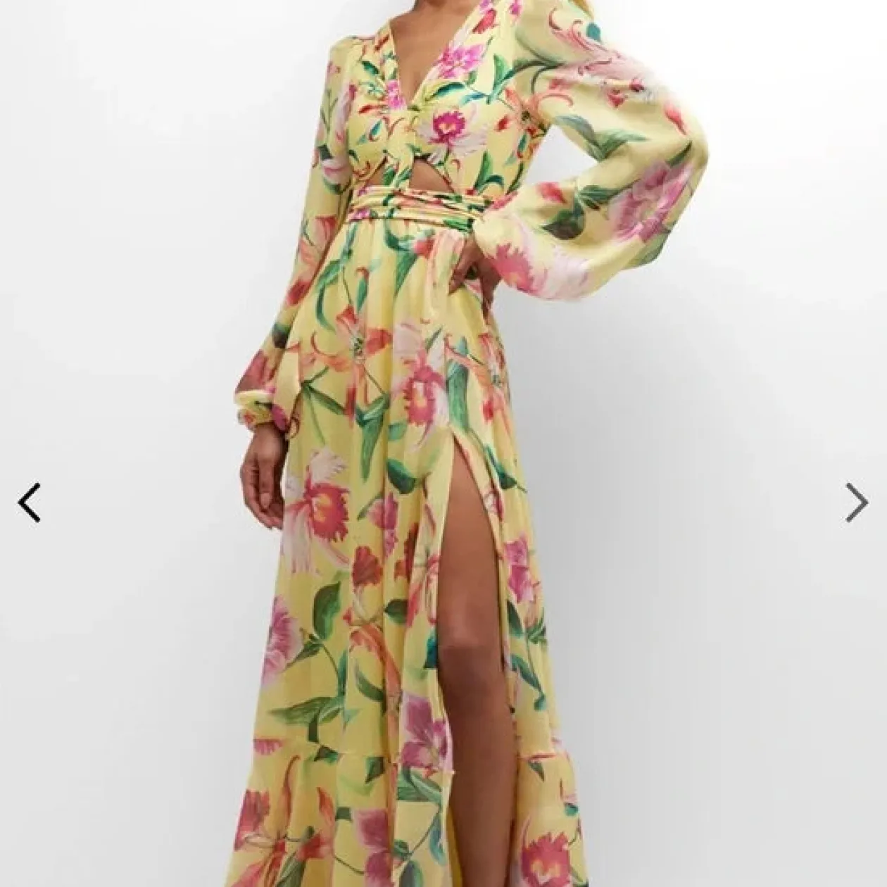 patbo_laelia_cut_out_maxi_2.webp PatBo Laelia Cut Out Maxi Dress in Canary