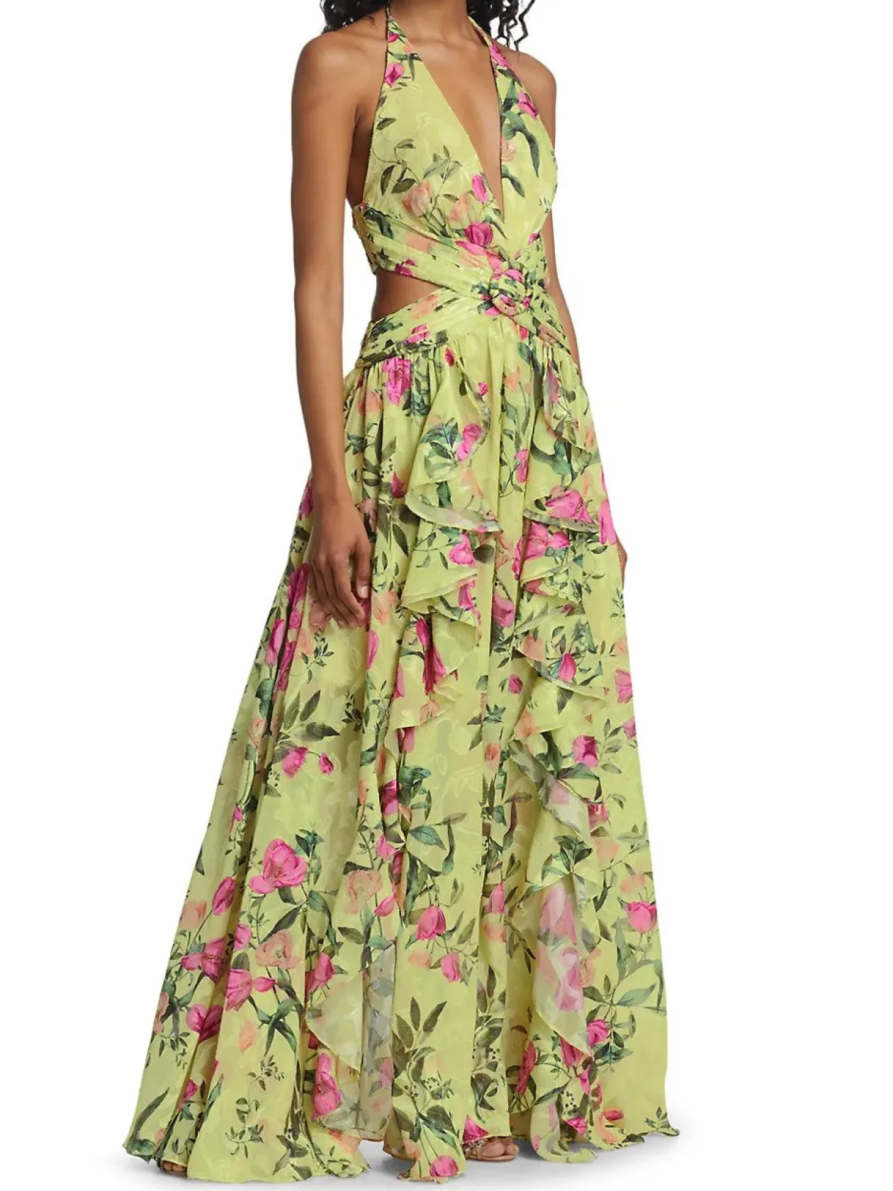 PatBo Tula Cut-Out Maxi Dress