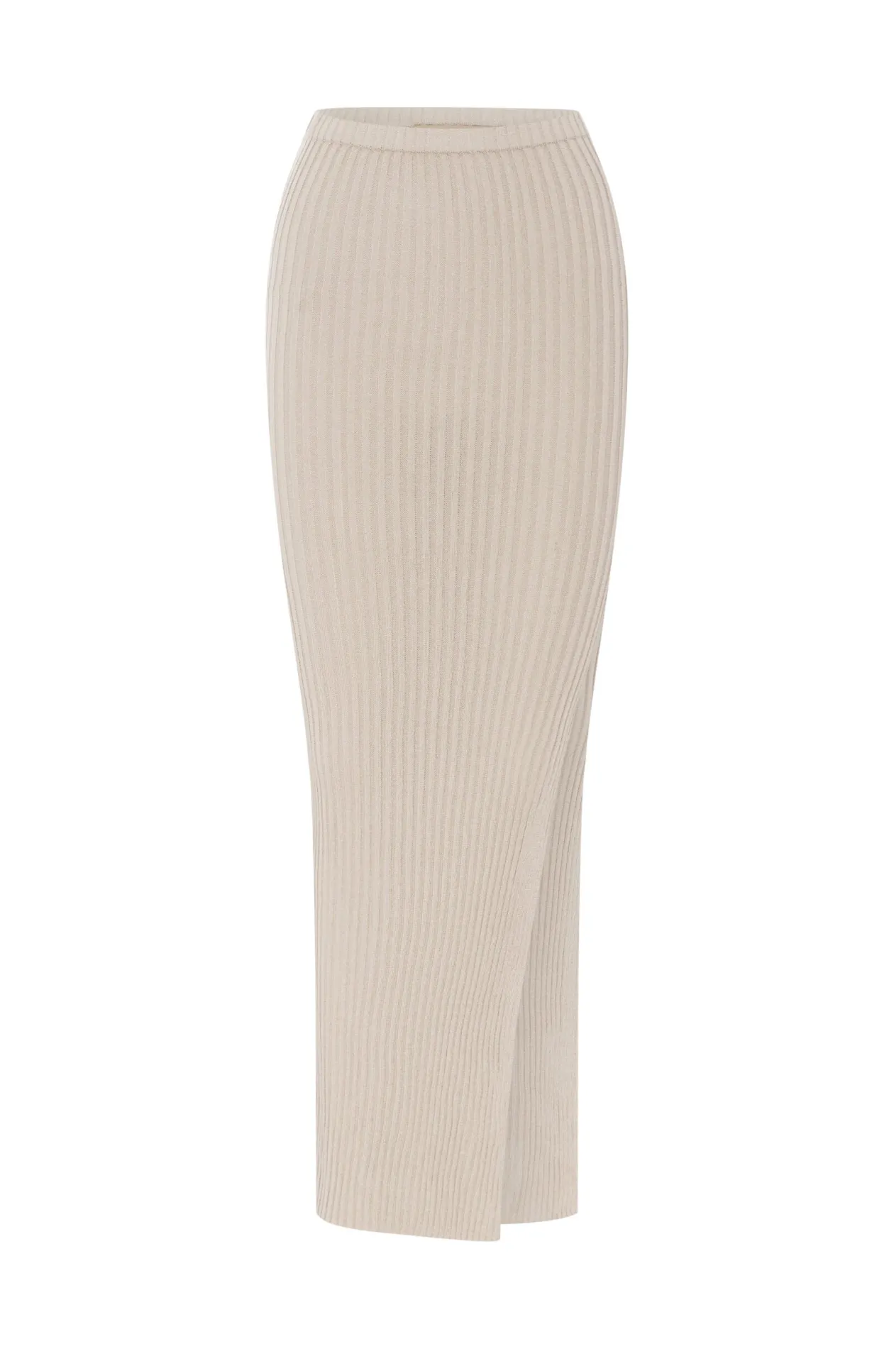 Pisa Ribbed Knit Maxi Skirt