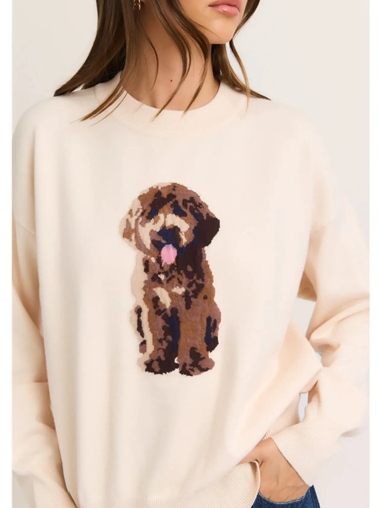 Puppy Love Crewneck Sweater