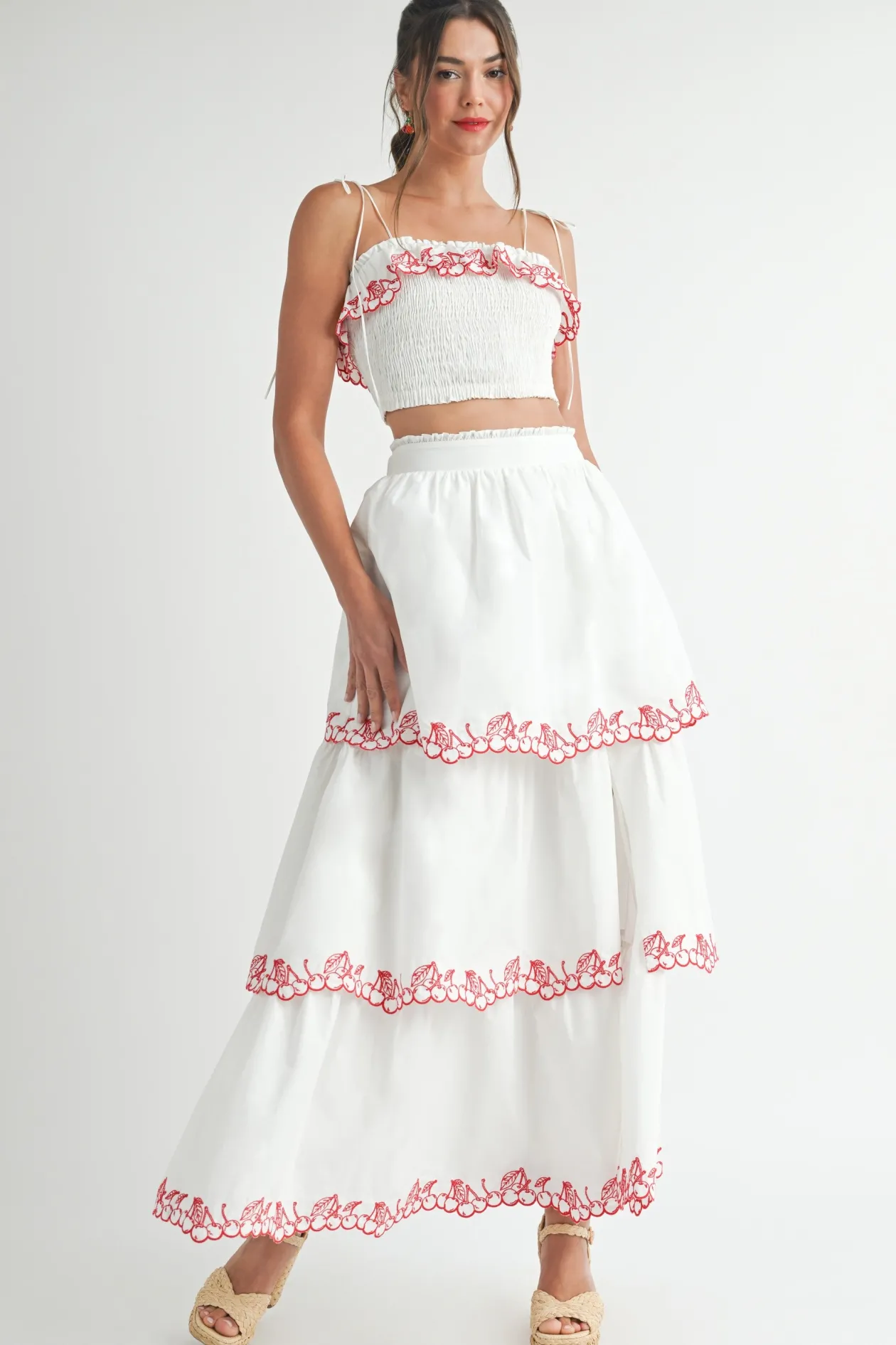 Riley Tiered Maxi Skirt