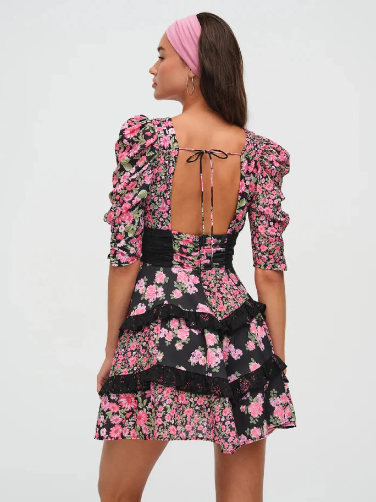 Rosalyn Mini Dress in Black