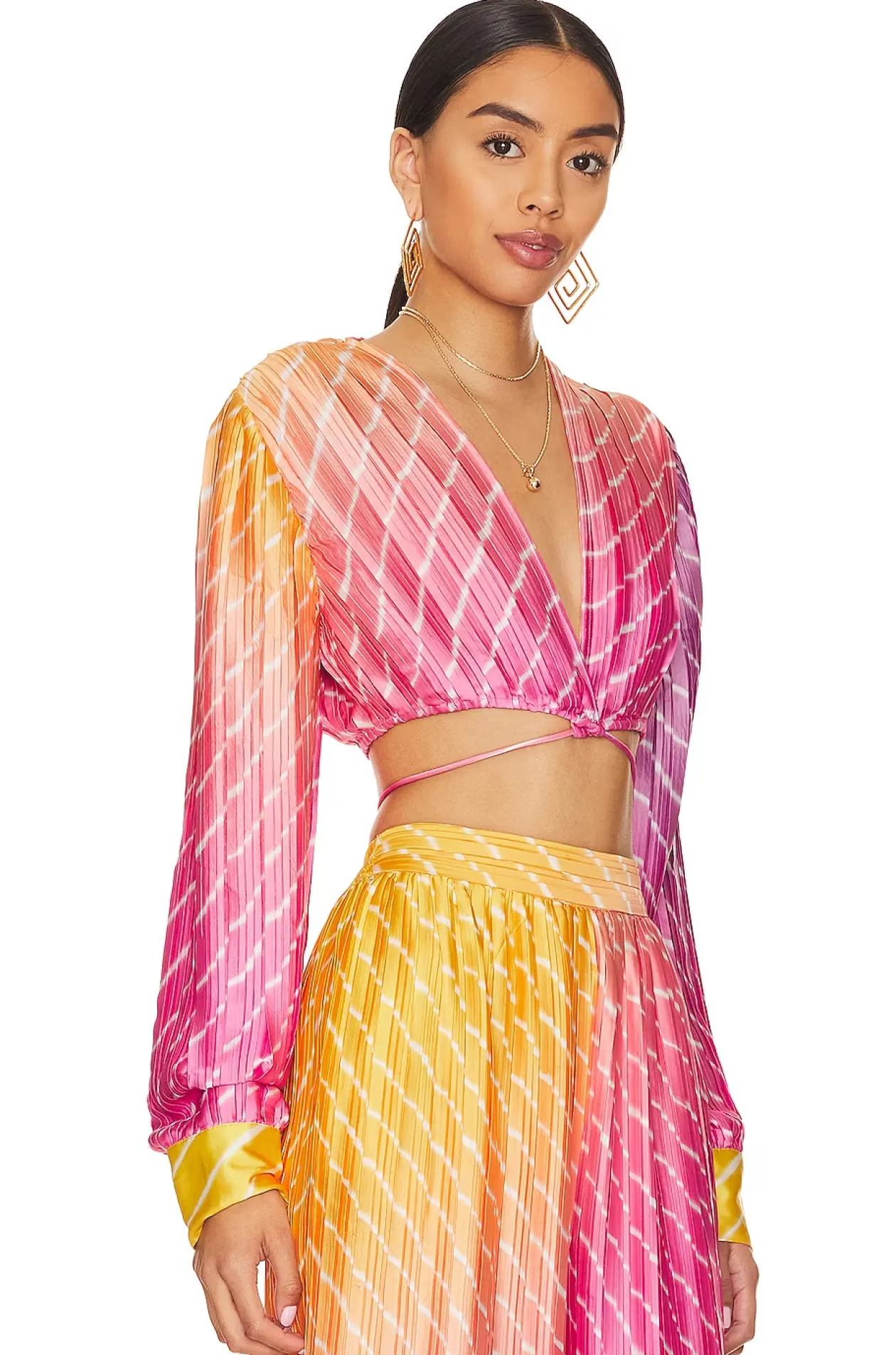 Sand Evie Top in Pink