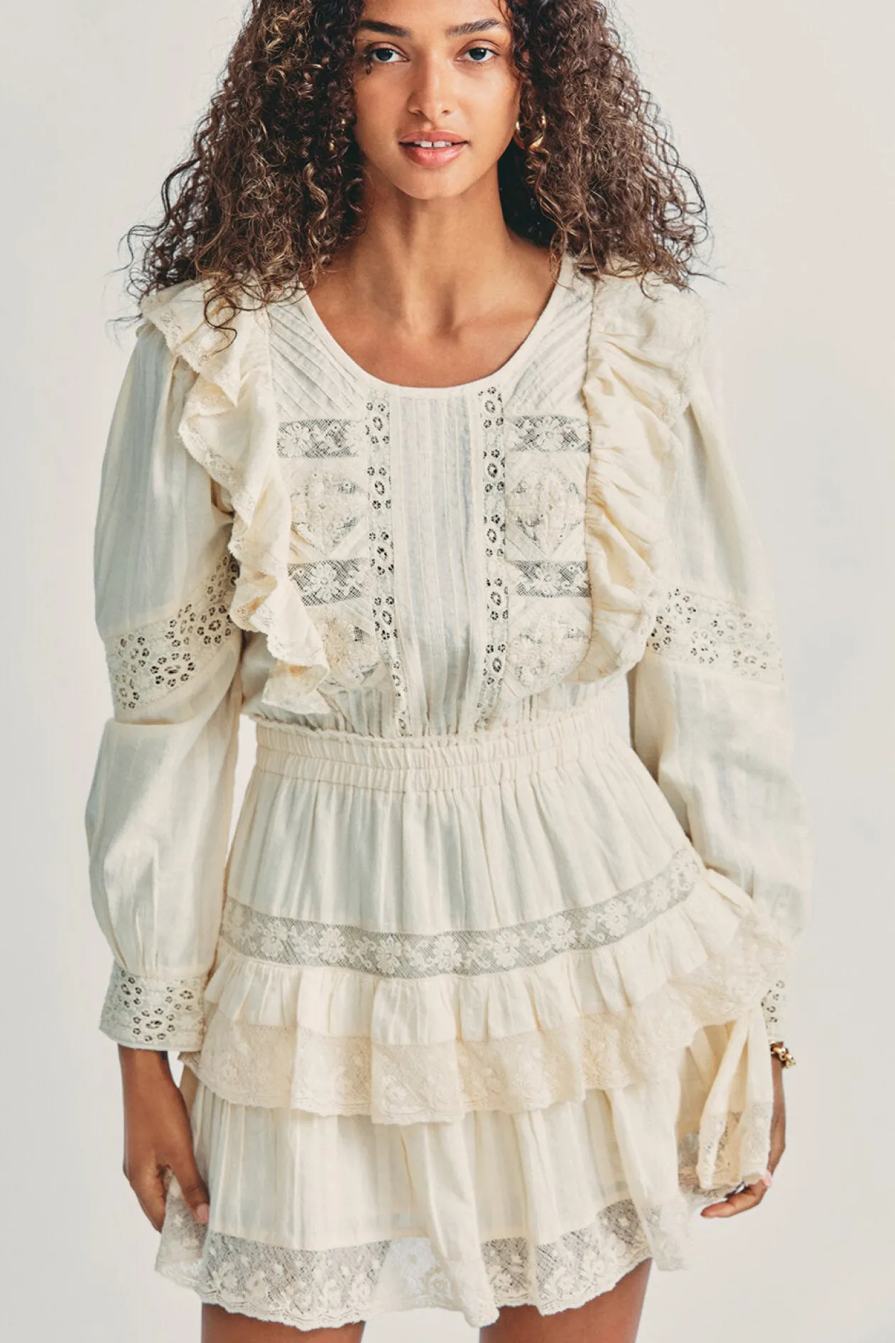 Santorini Dress in Ivory